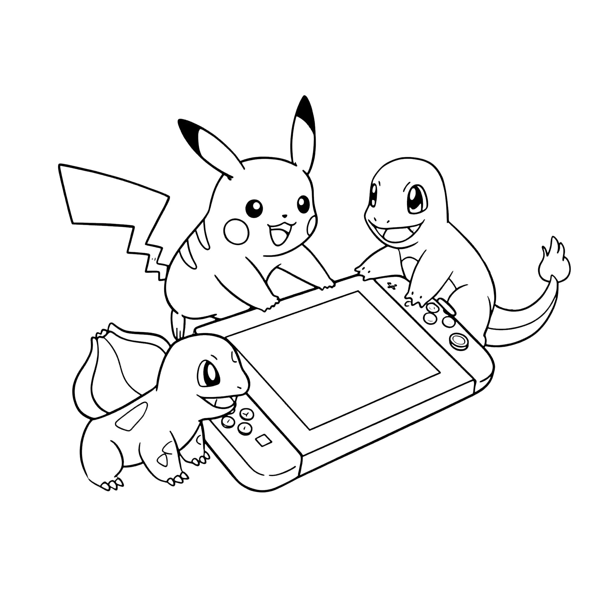 coloriage Nintendo Switch pour enfant a imprimer gratuit