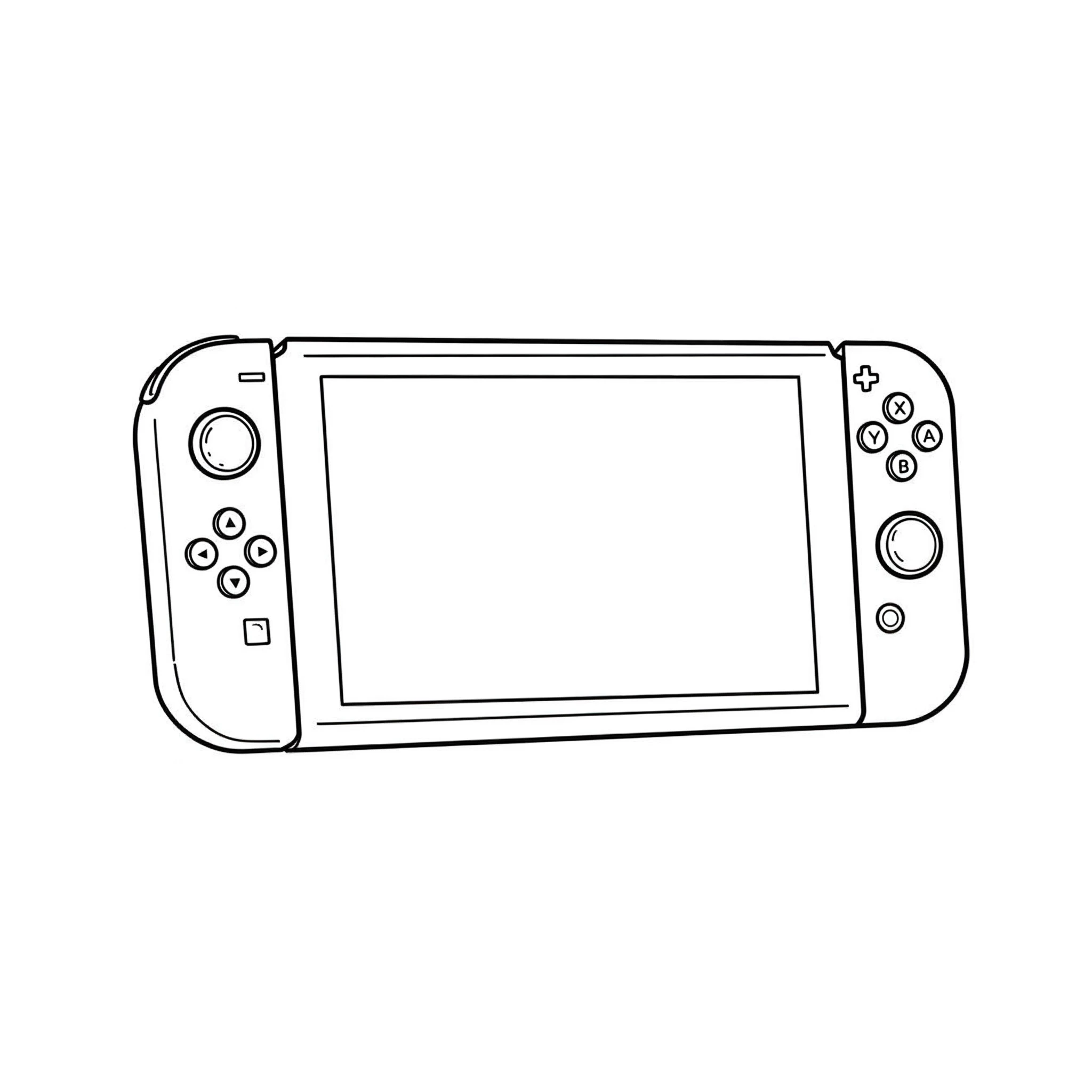 coloriage Nintendo Switch pour enfant 1