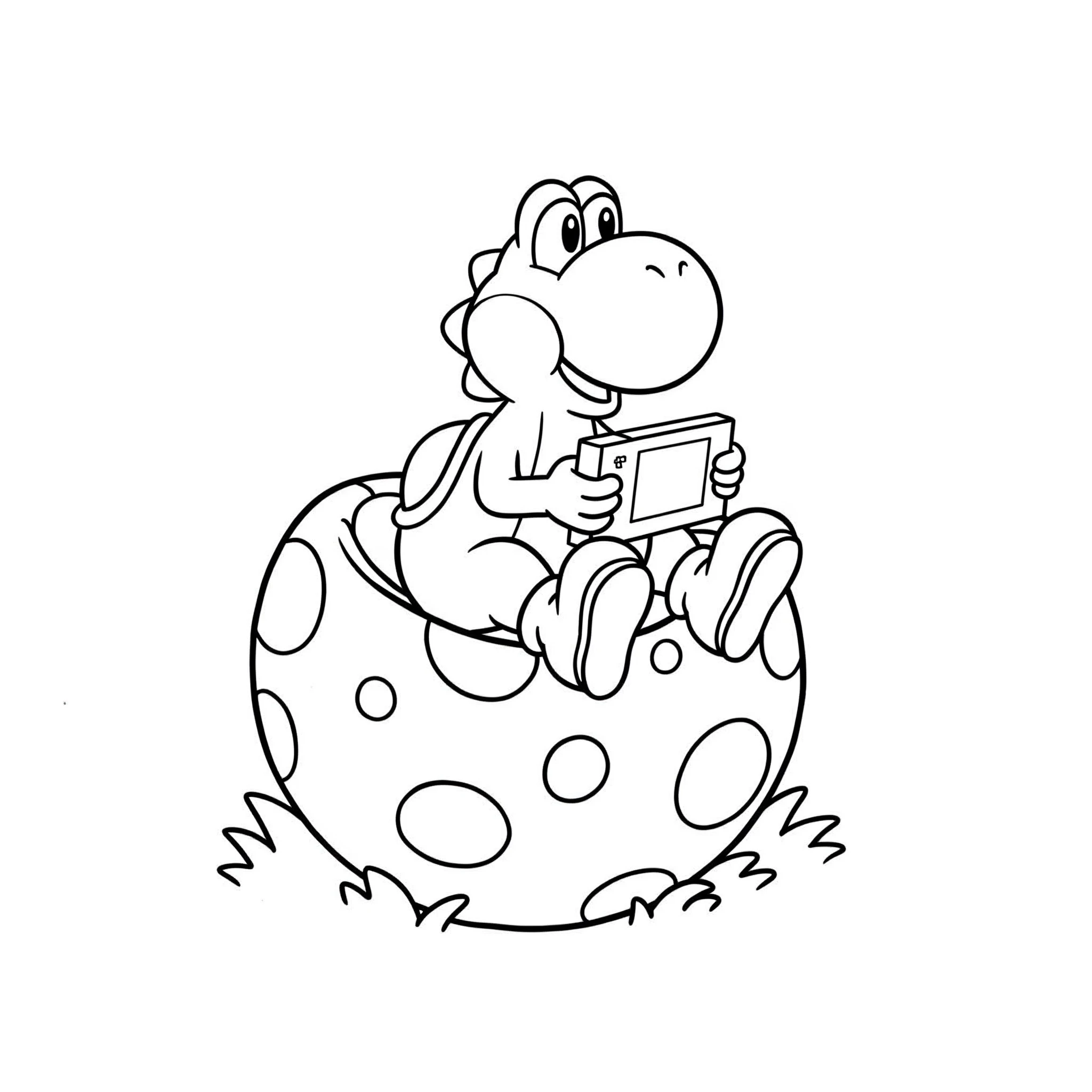 coloriage Nintendo Switch à imprimer pdf gratuit
