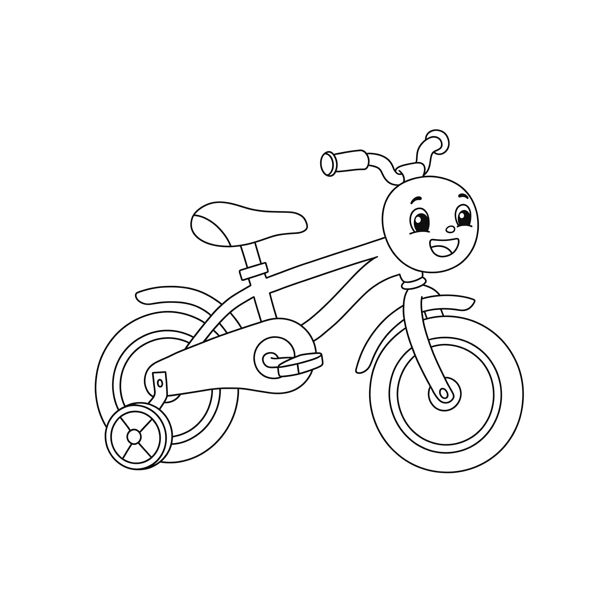 coloriage Vélo gratuit en ligne