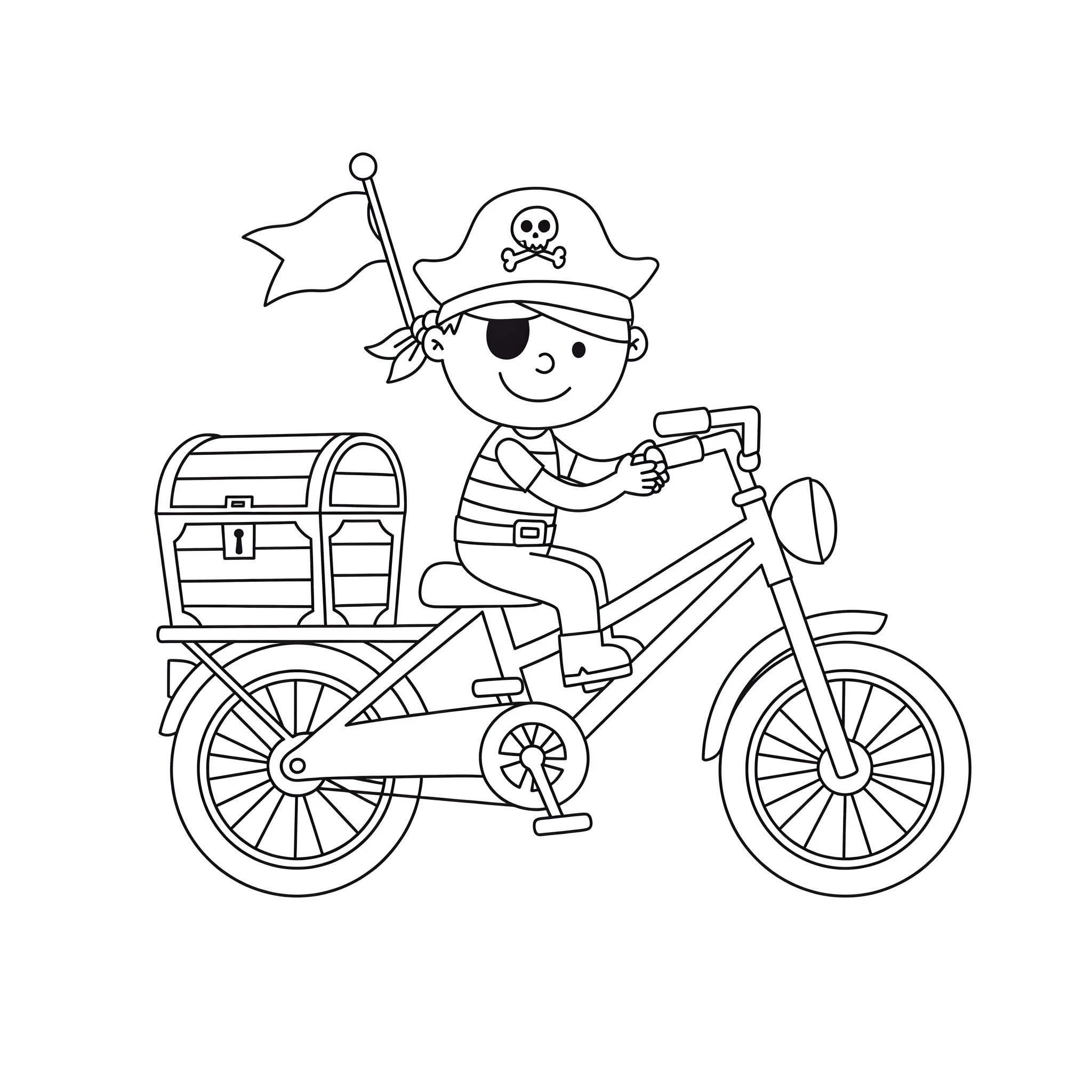 coloriage Vélo a imprimer gratuitement