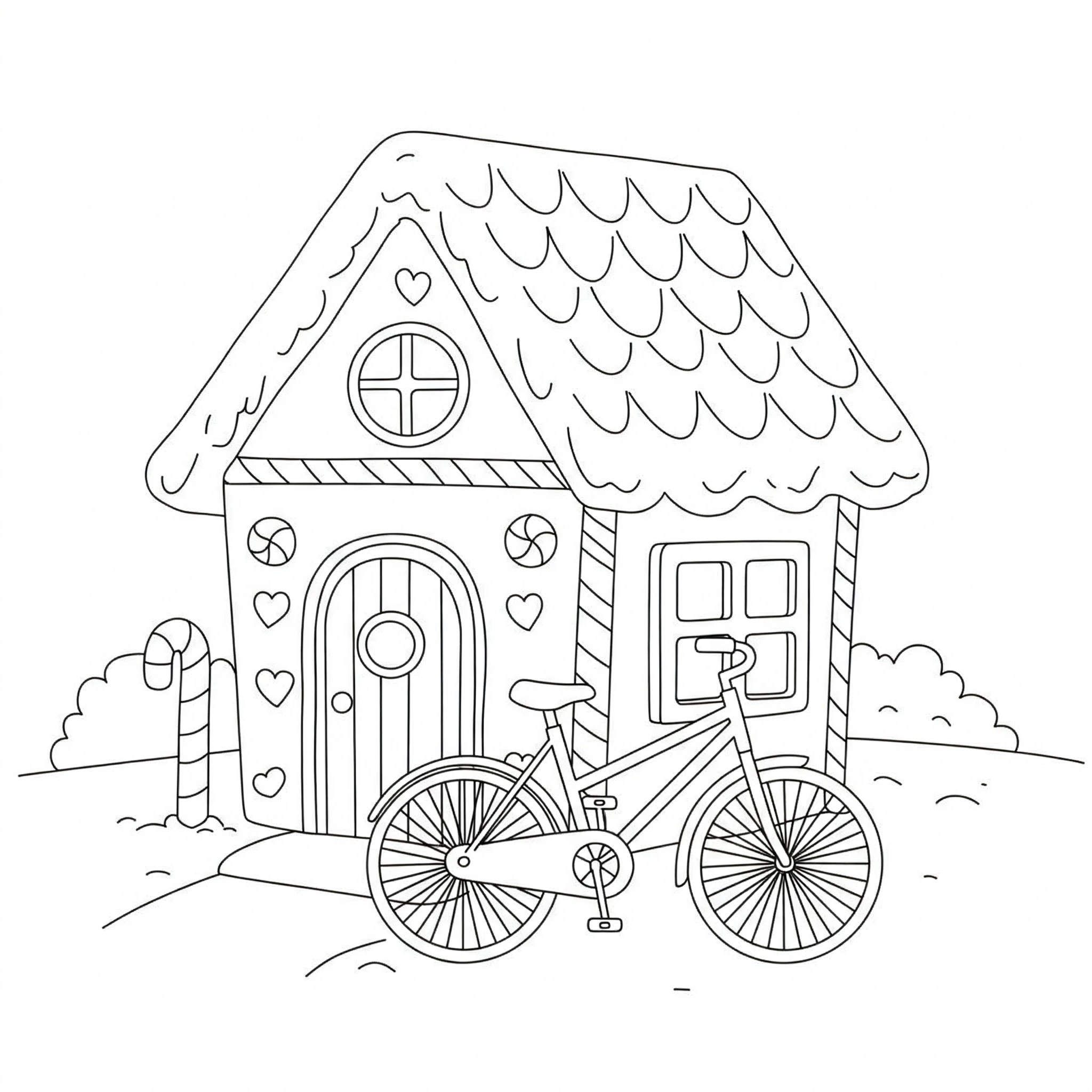 coloriage Vélo à imprimer pdf