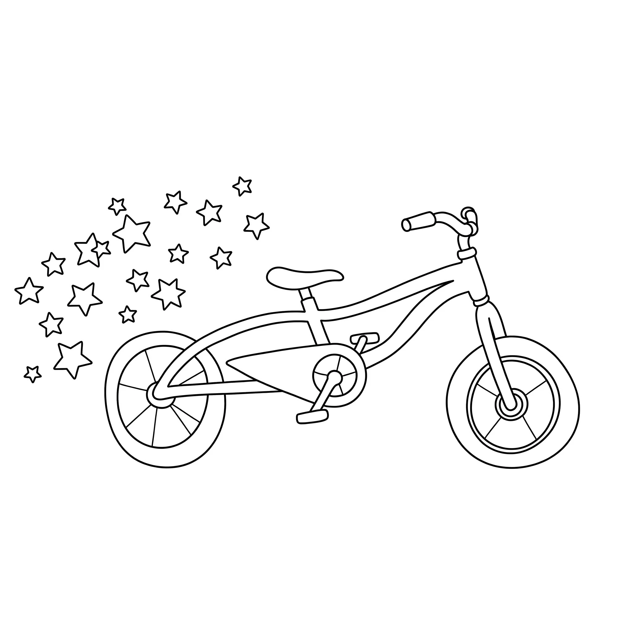 coloriage Vélo à imprimer pdf gratuit