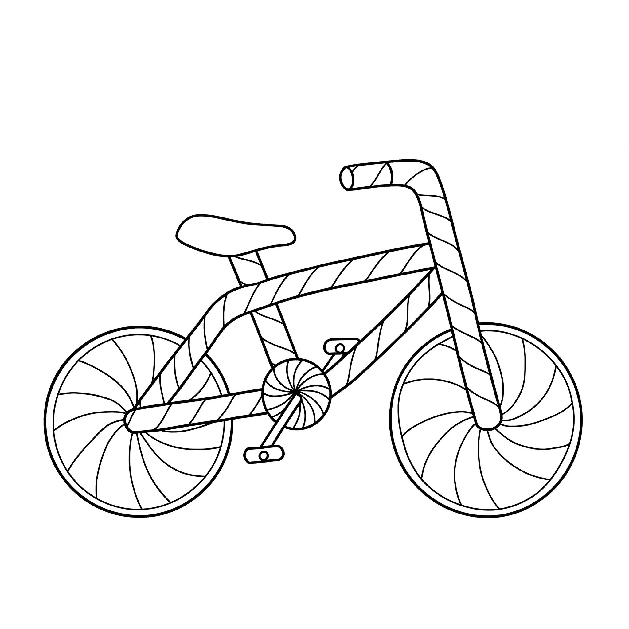 coloriage Vélo pour enfant à imprimer 1