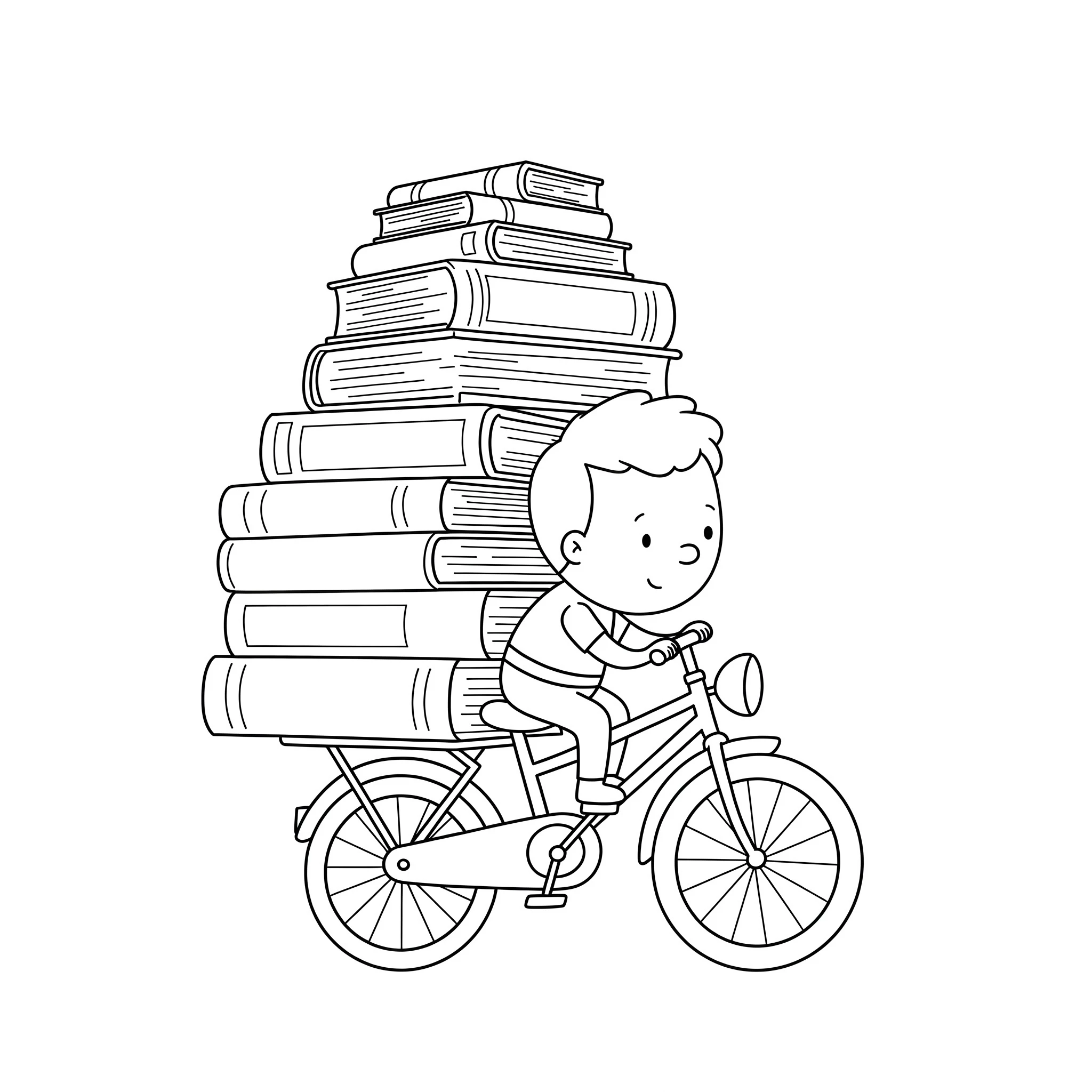 coloriage Vélo à imprimer