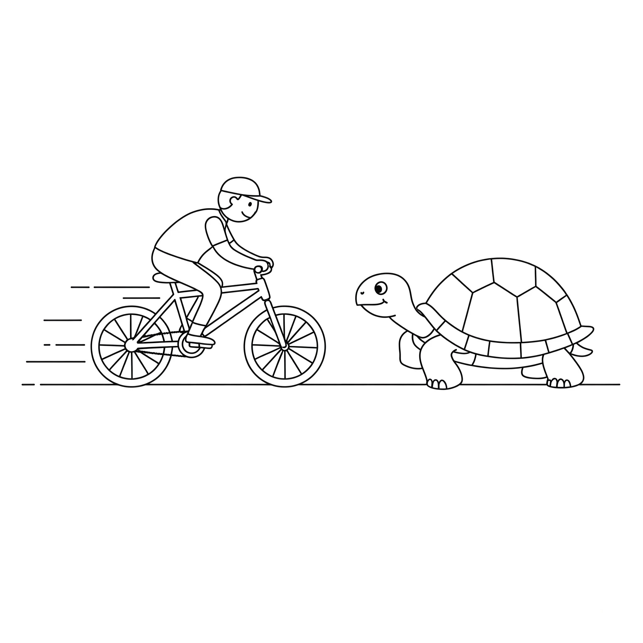 coloriage Vélo pour primaire
