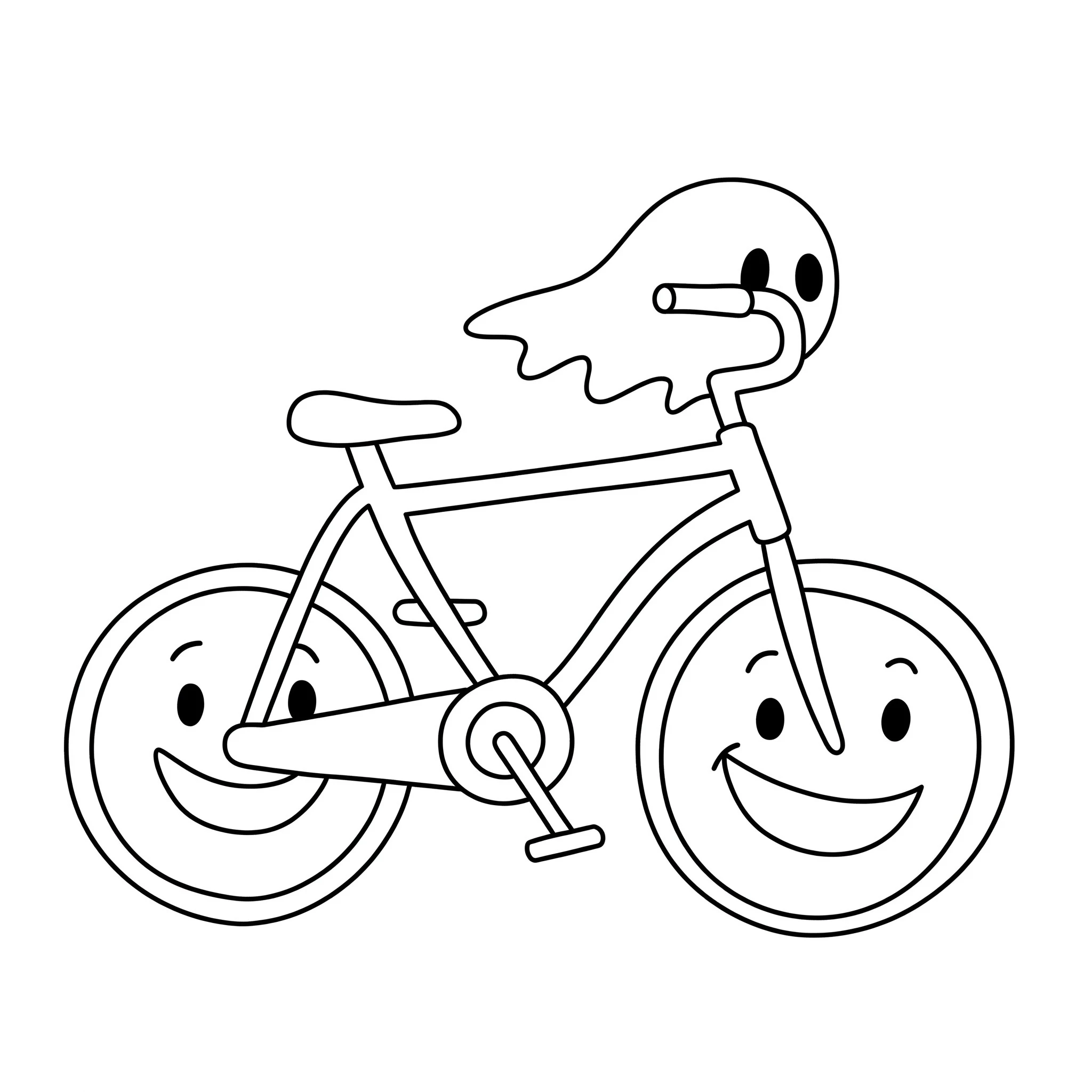 coloriage Vélo à imprimer gratuit