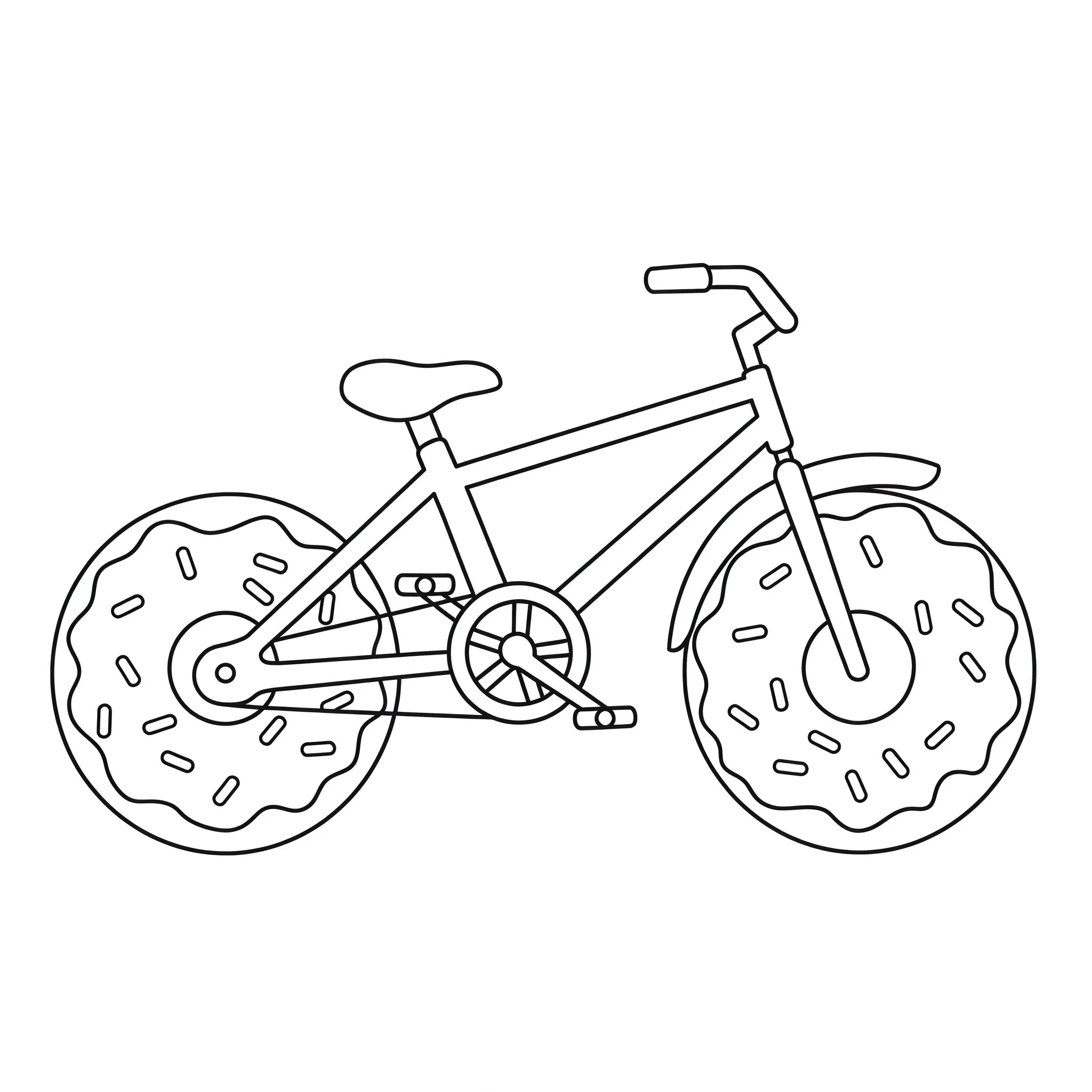 coloriage Vélo a colorier en ligne