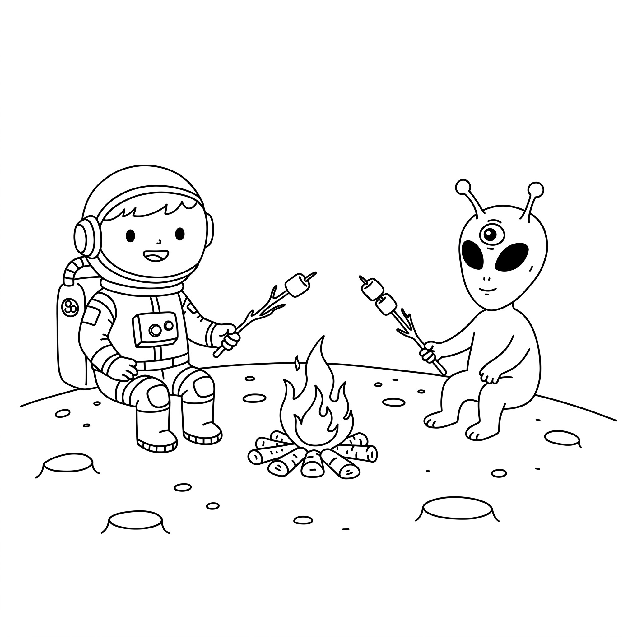 coloriage Astronaute a dessiner et imprimer