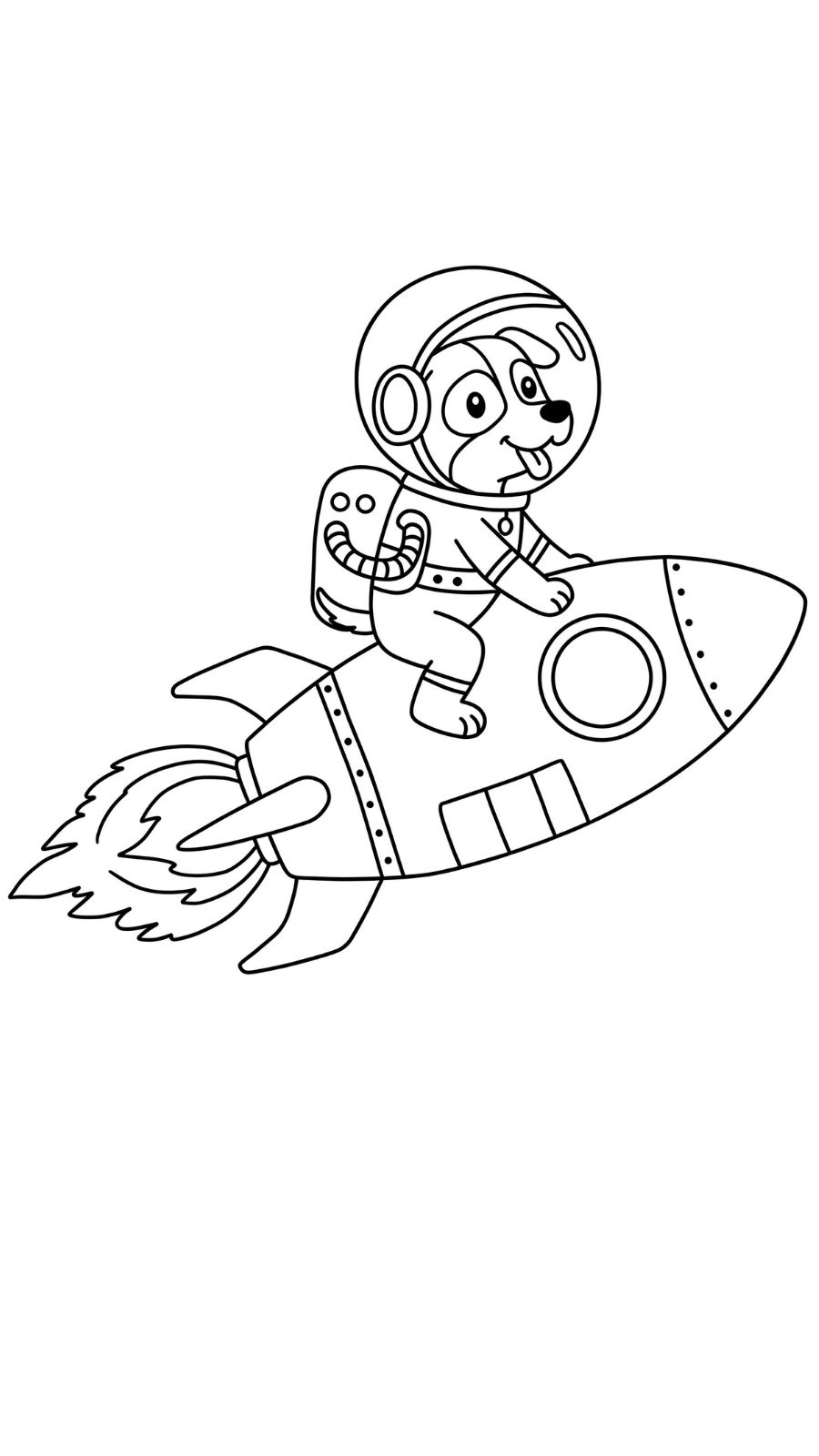 coloriage Astronaute à imprimer pdf gratuit