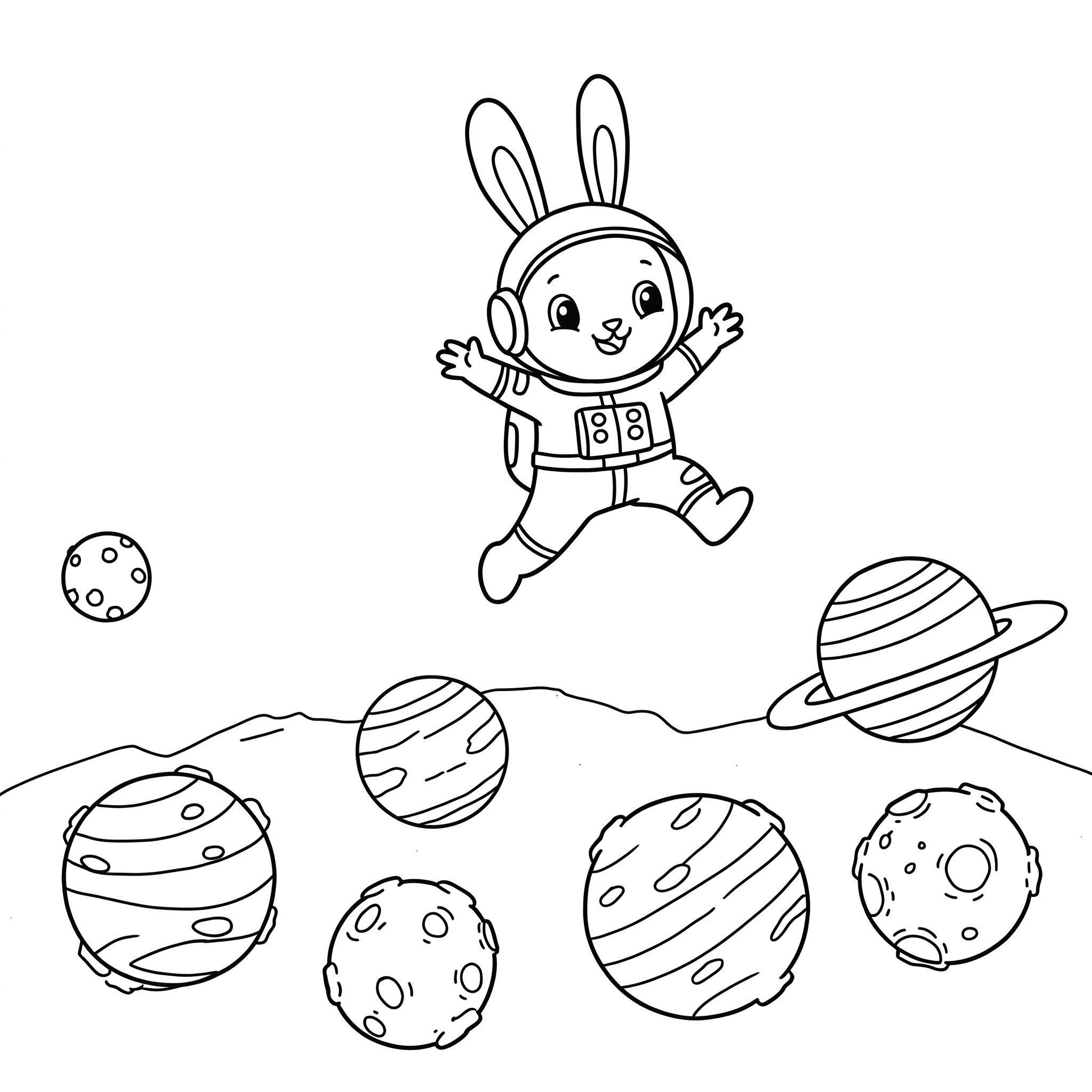 coloriage Astronaute a colorier en ligne gratuitement