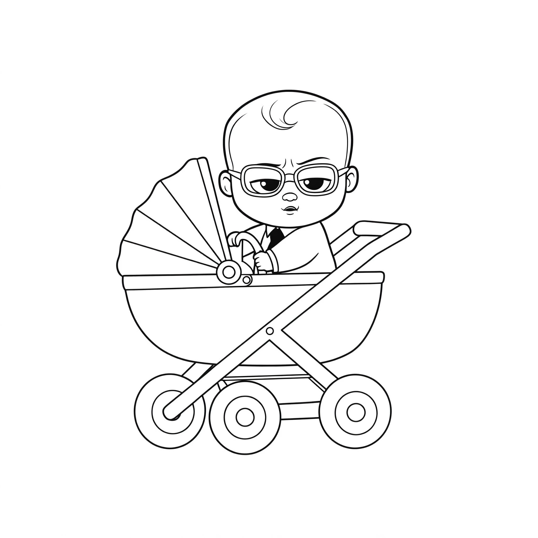 coloriage Baby Boss pour enfant de 10 ans