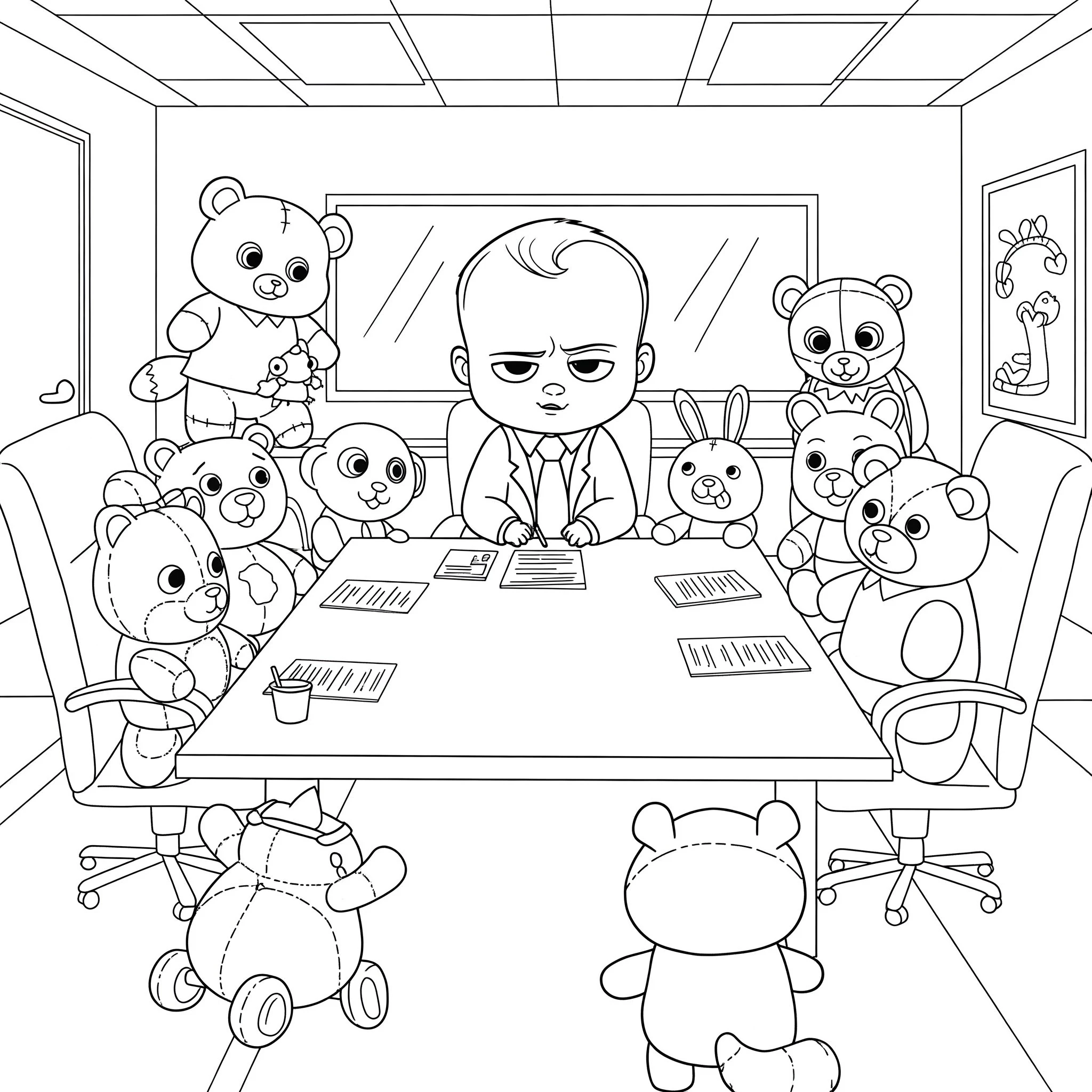 coloriage Baby Boss et dessins 1
