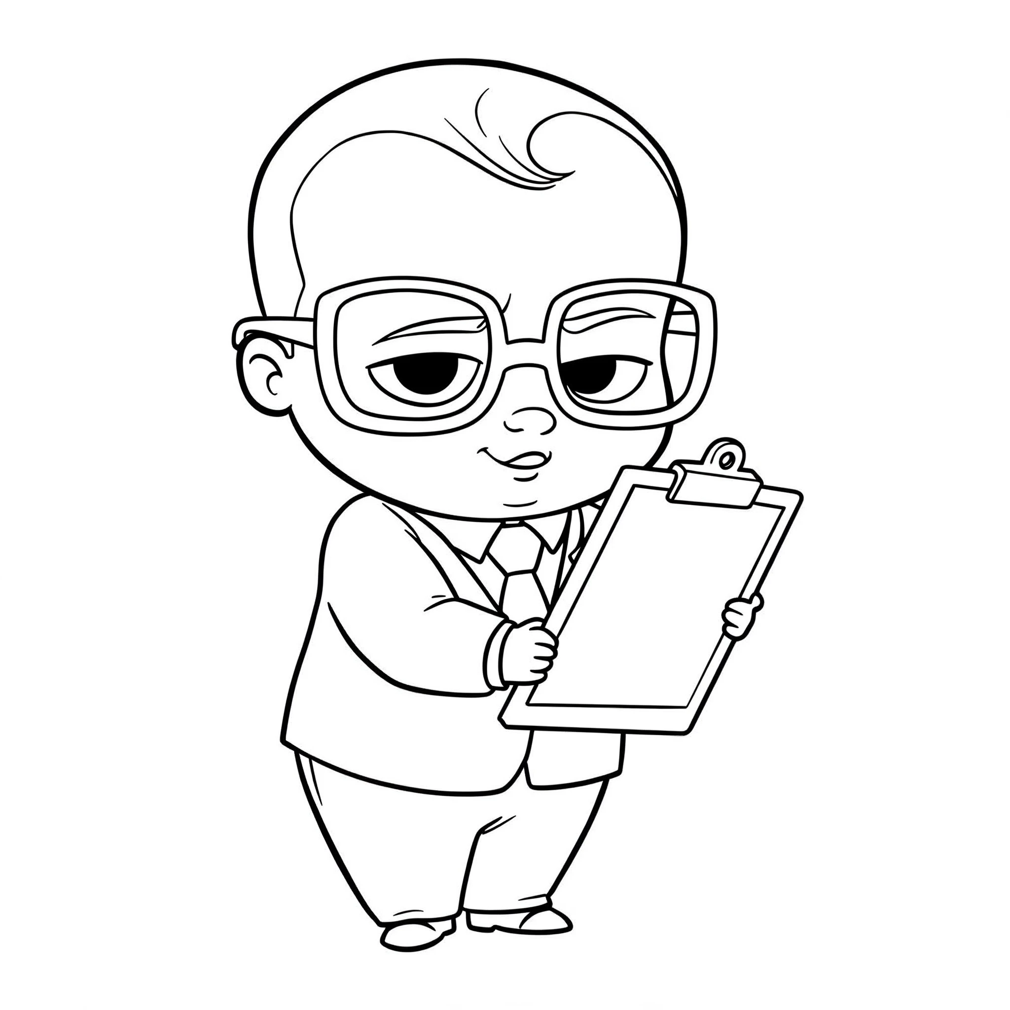 imprimer coloriage Baby Boss gratuit
