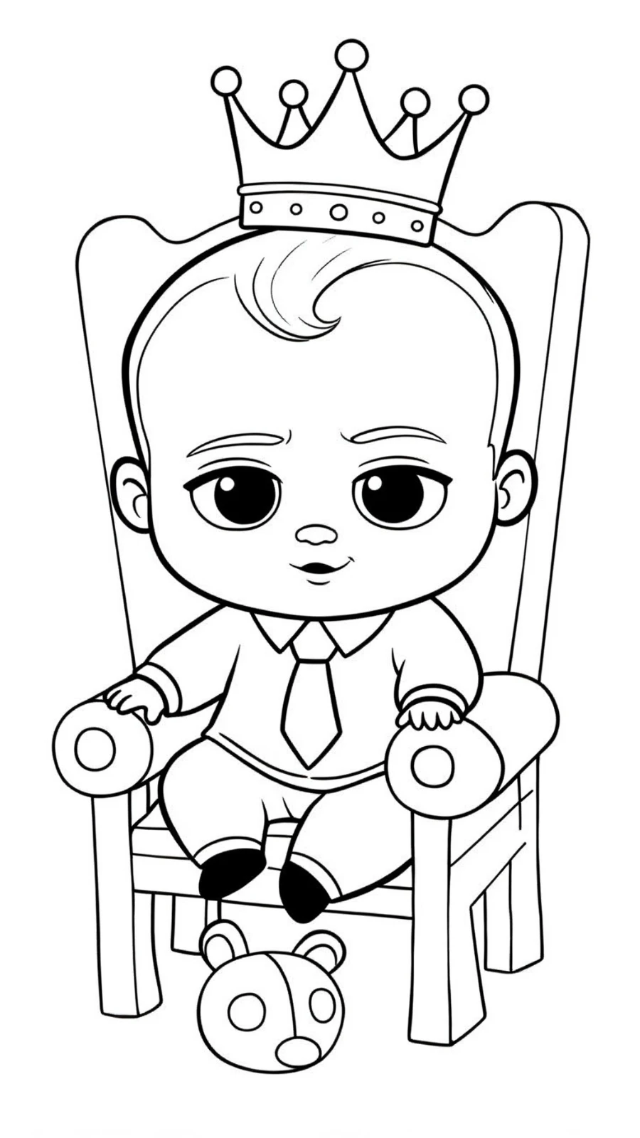 coloriage Baby Boss pour primaire