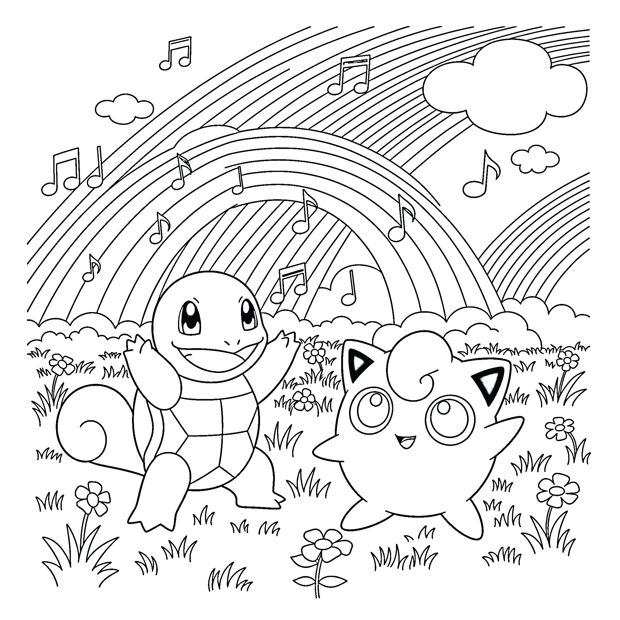 imprimer coloriage Carapuce