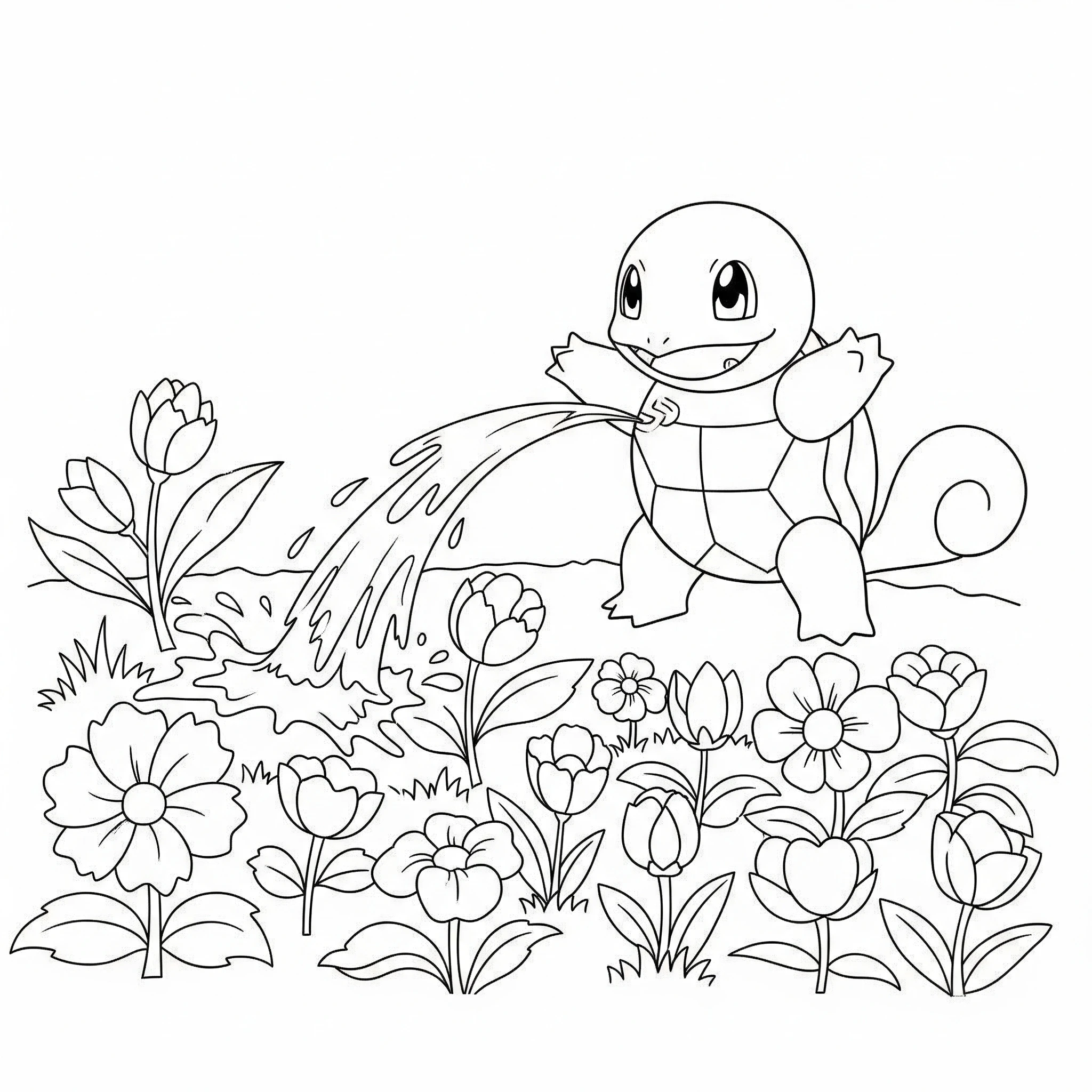 coloriage Carapuce et decoupage