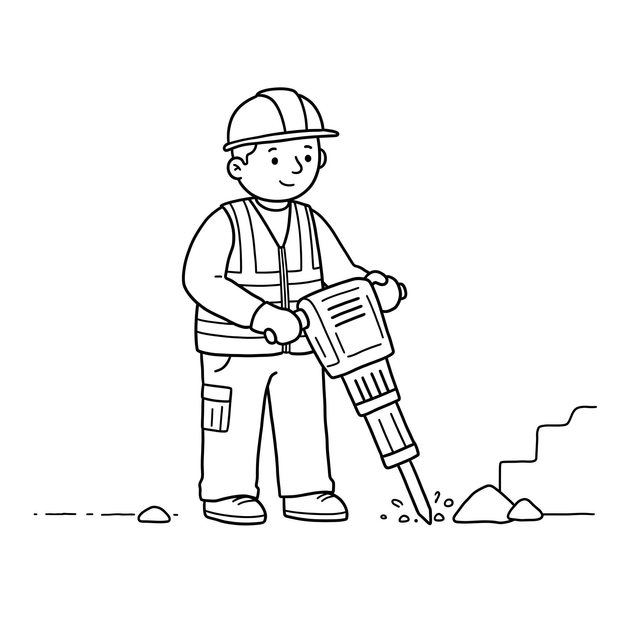 coloriage Chantier a colorier en ligne