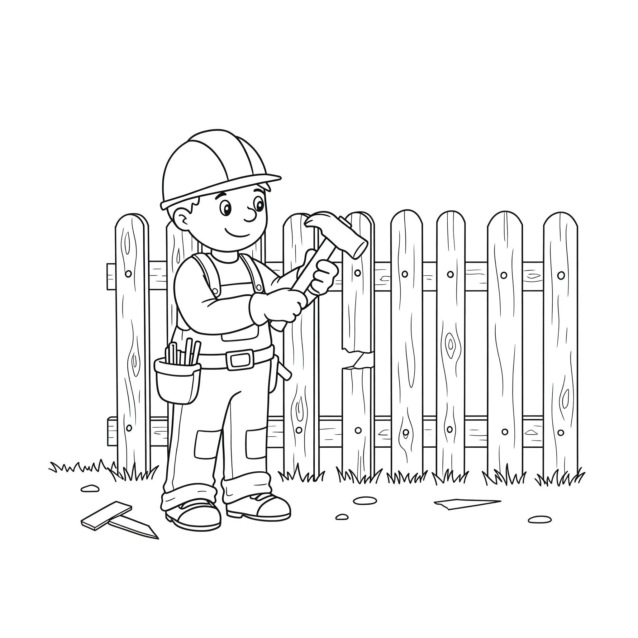 coloriage Chantier a dessiner en ligne