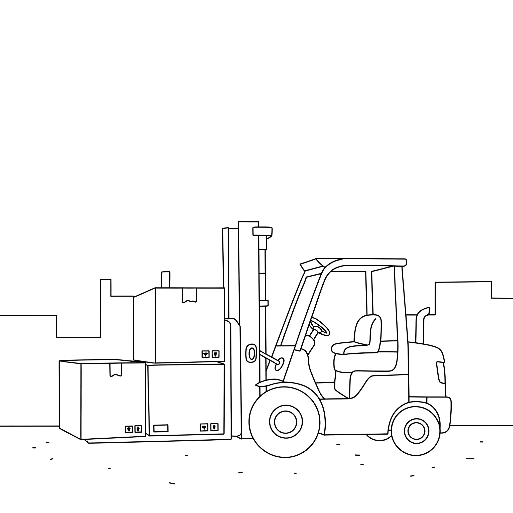 coloriage Chantier d'enfant a imprimer