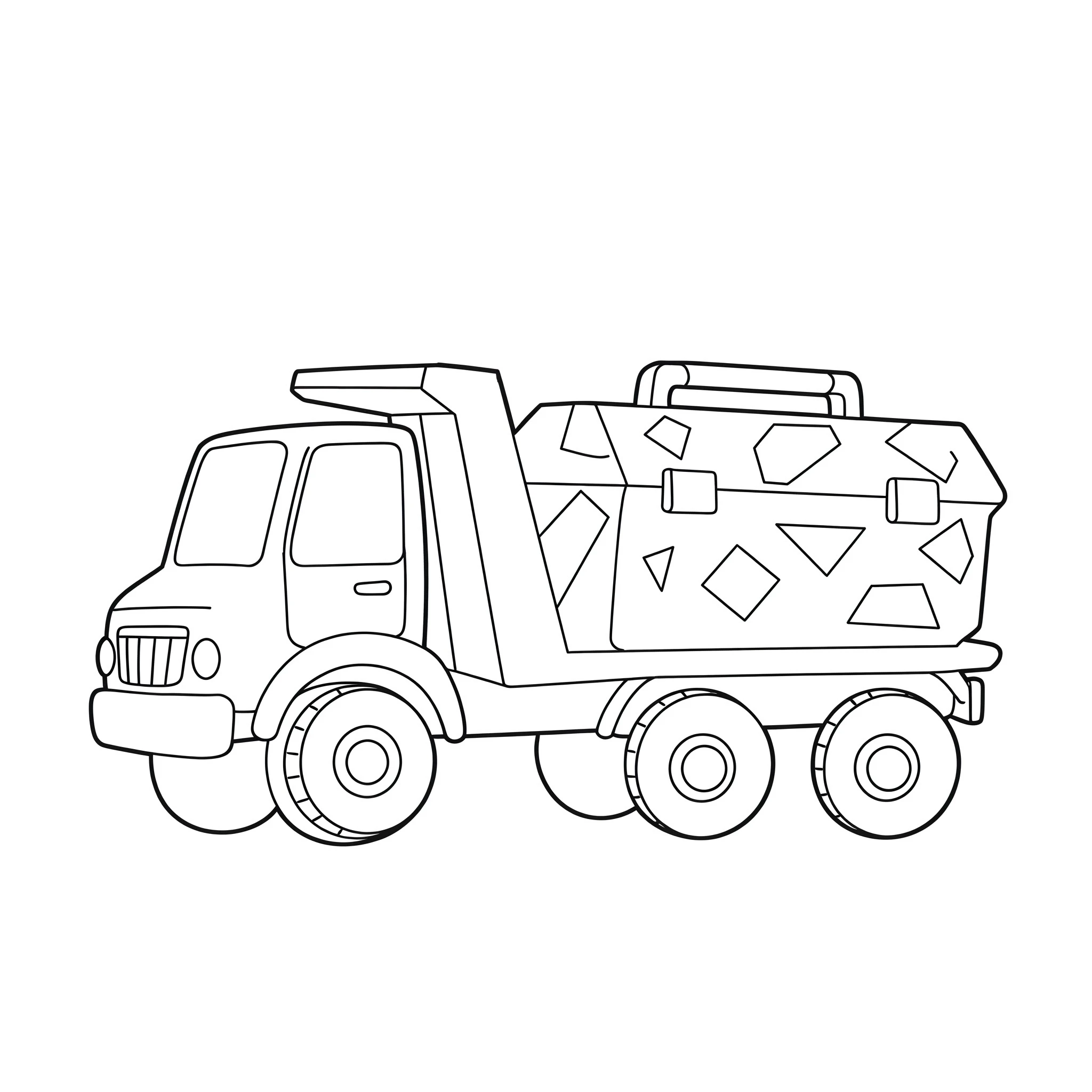 coloriage Chantier pour enfants a imprimer gratuit 1