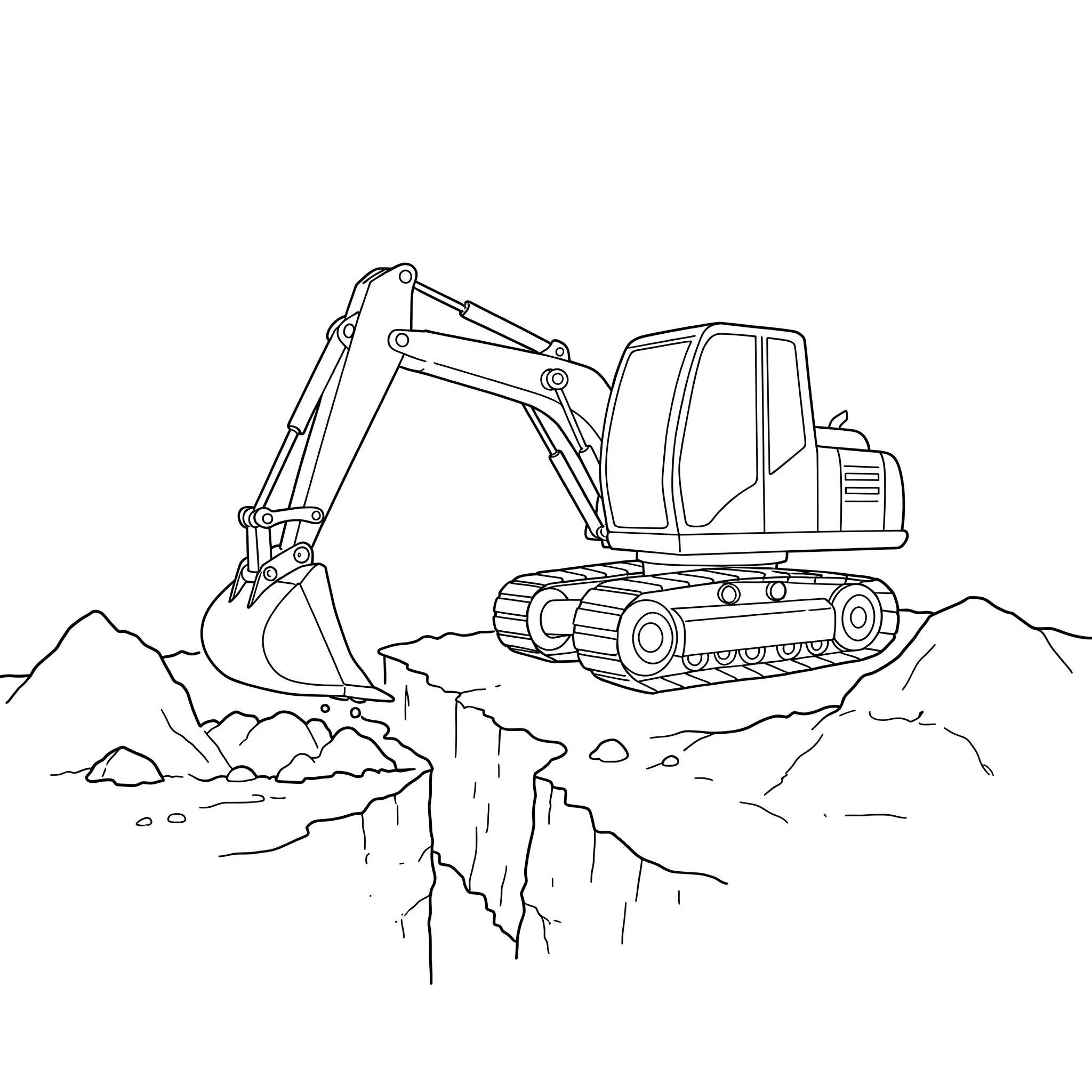 coloriage Chantier pour primaire