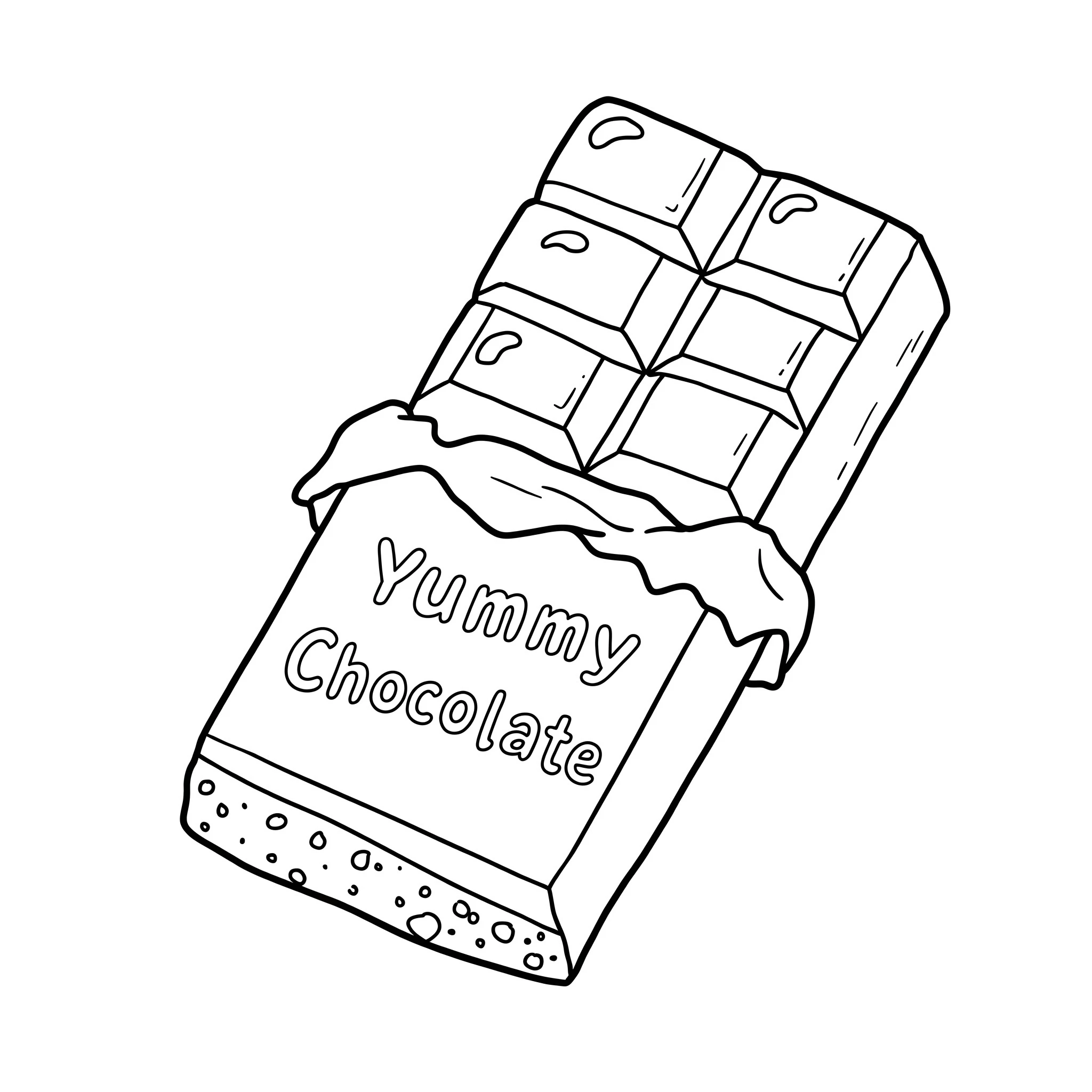 coloriage Chocolat a dessiner en ligne