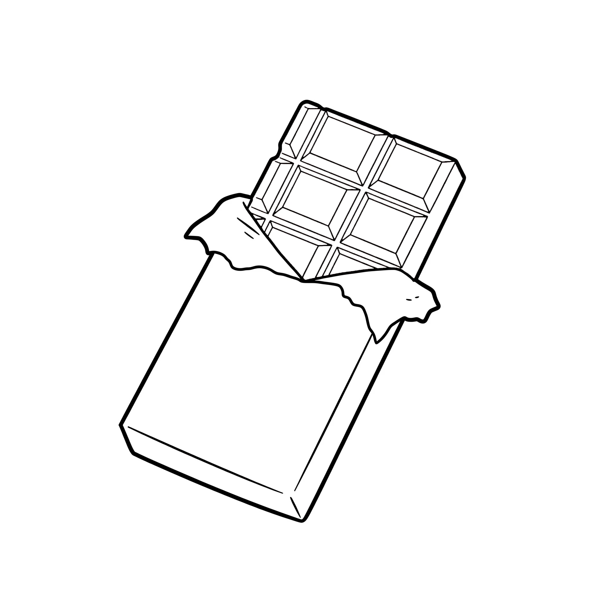 coloriage Chocolat pour enfant gratuit