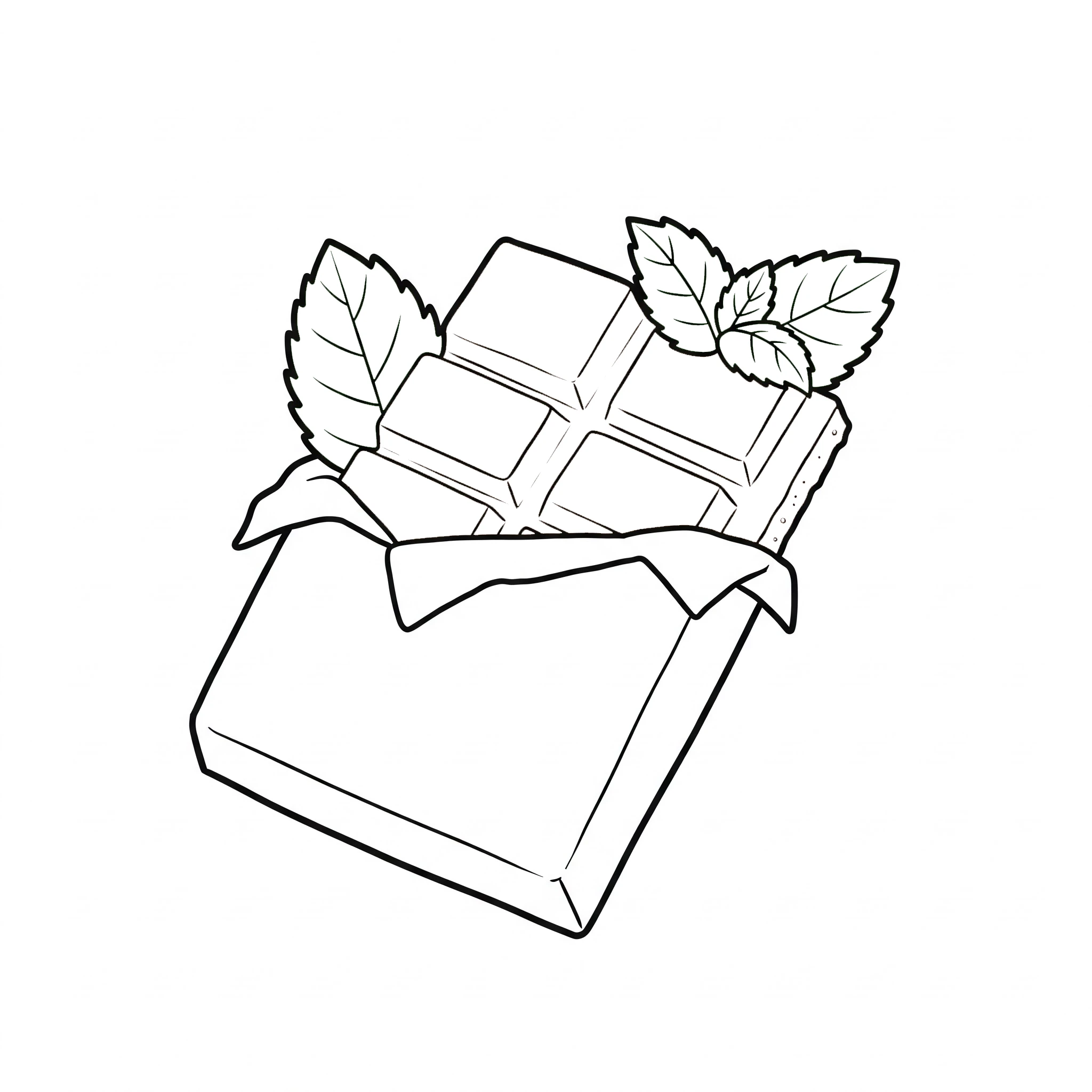 coloriage Chocolat pour enfant de 3 ans