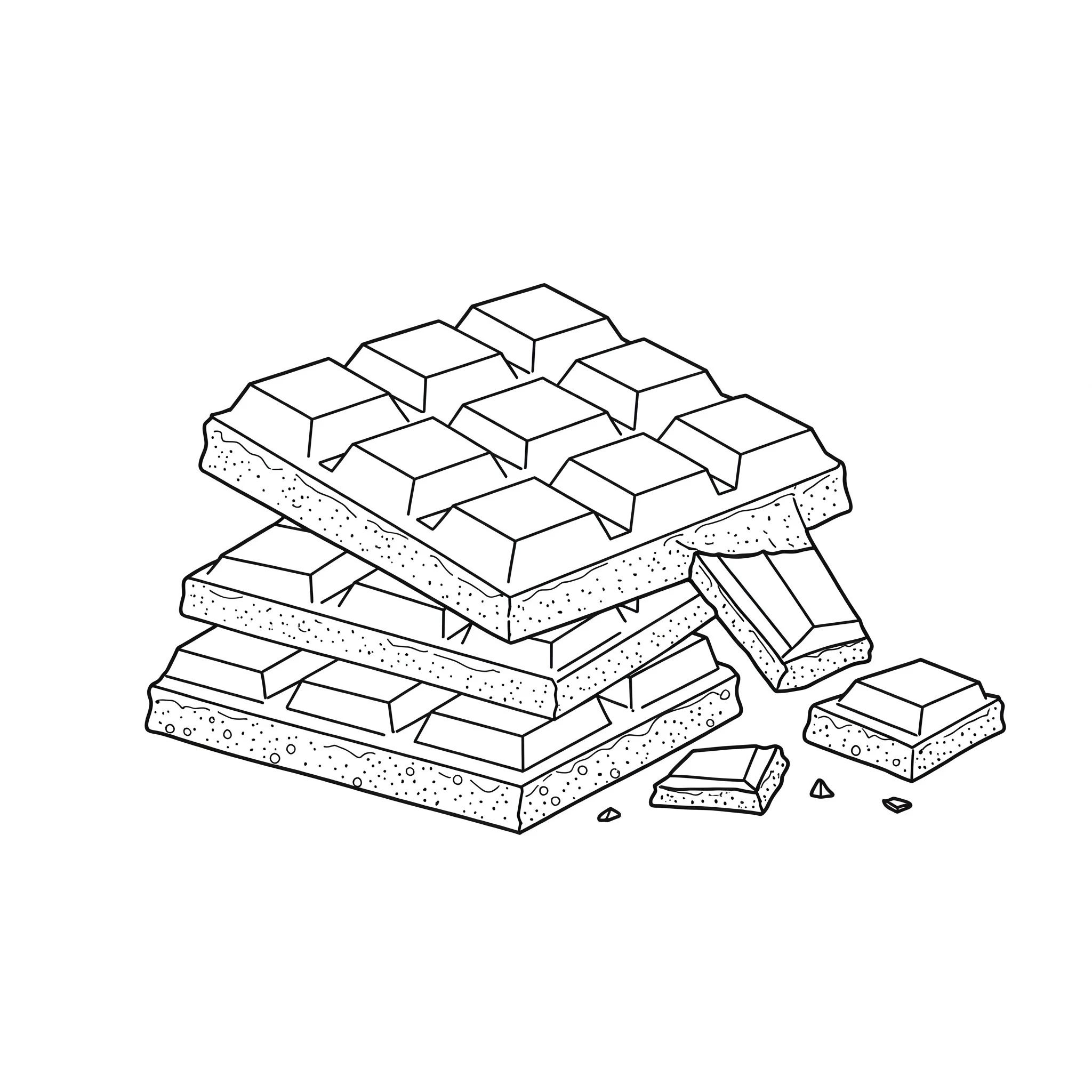 coloriage Chocolat a colorier en ligne gratuitement