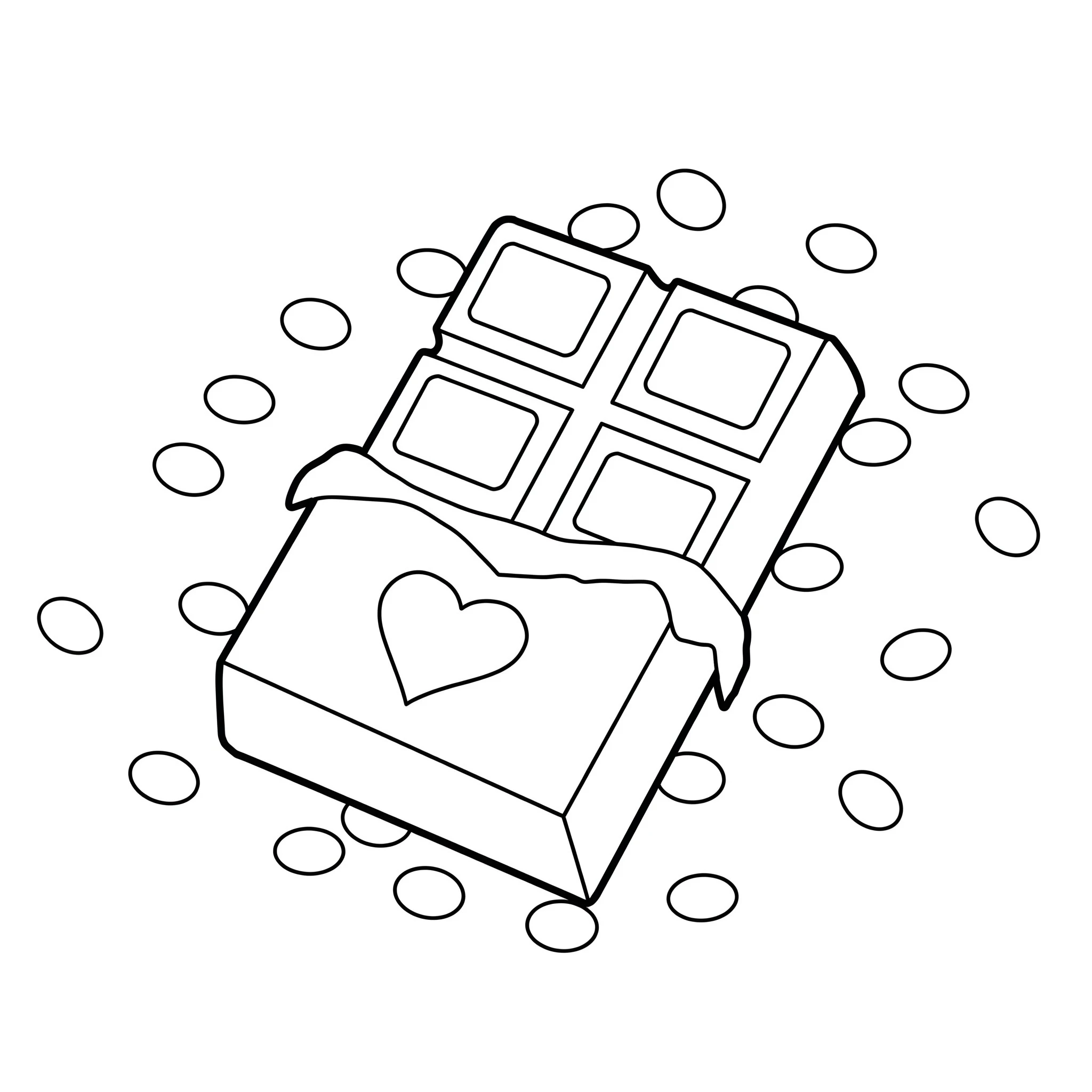 coloriage Chocolat à imprimer gratuit 1