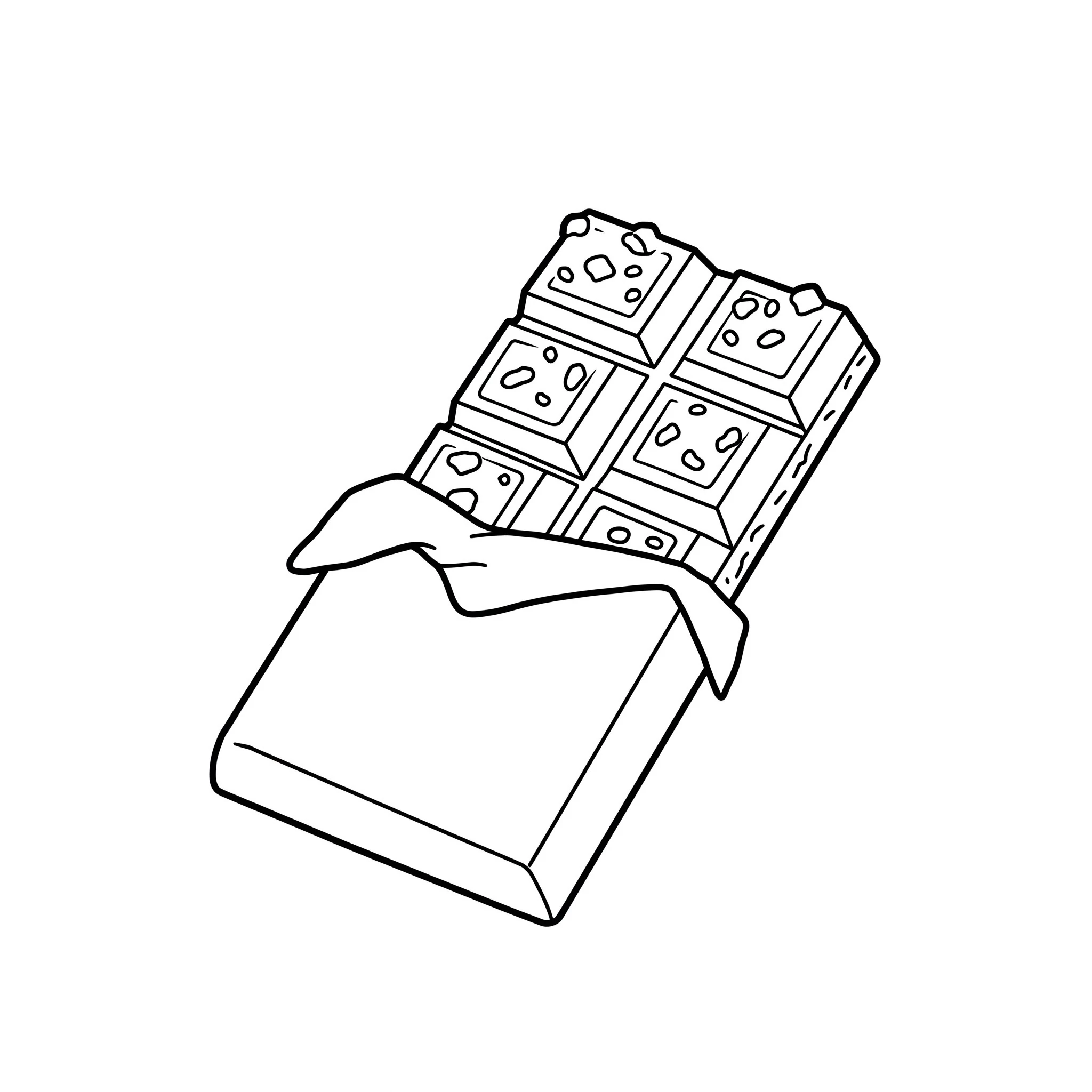 coloriage Chocolat pour enfants à télécharger