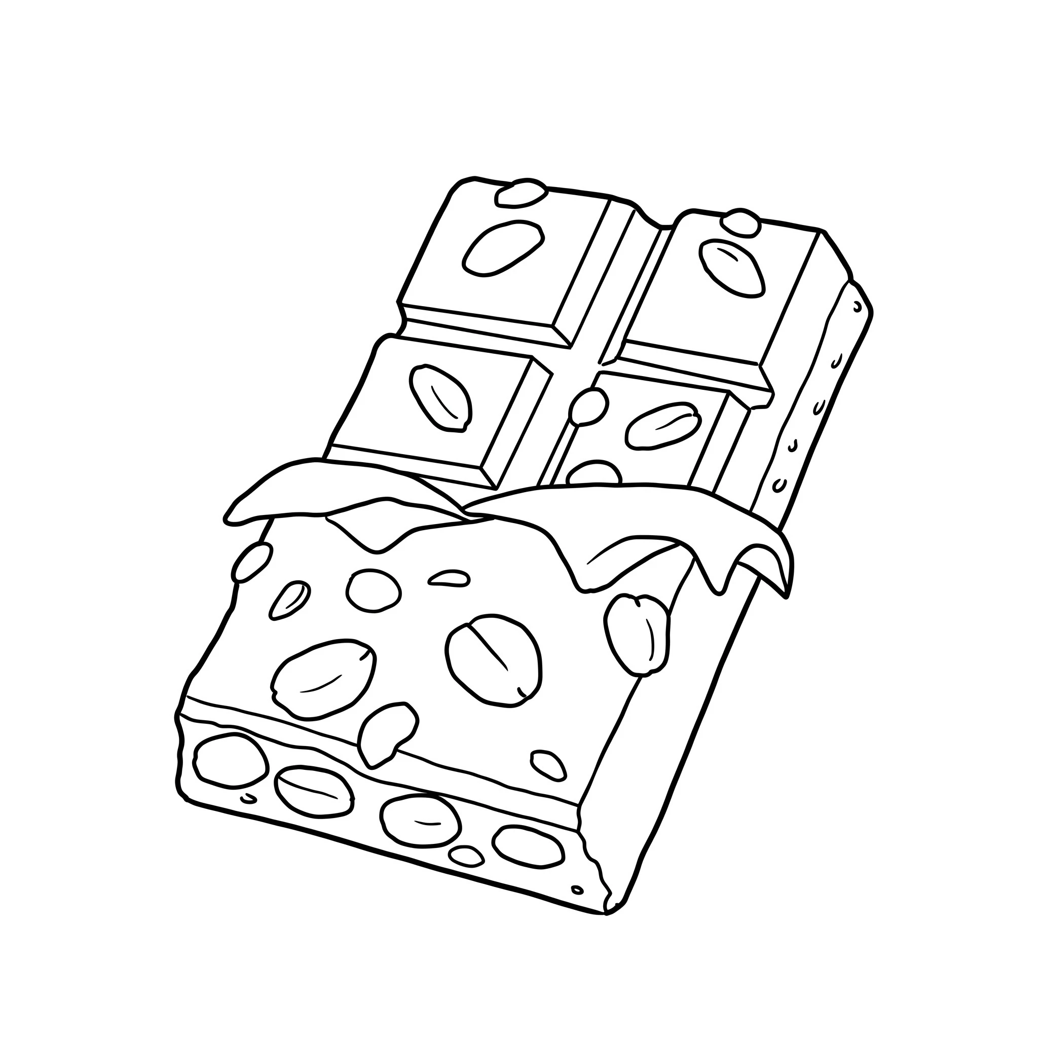 coloriage Chocolat pour enfant de 2 ans