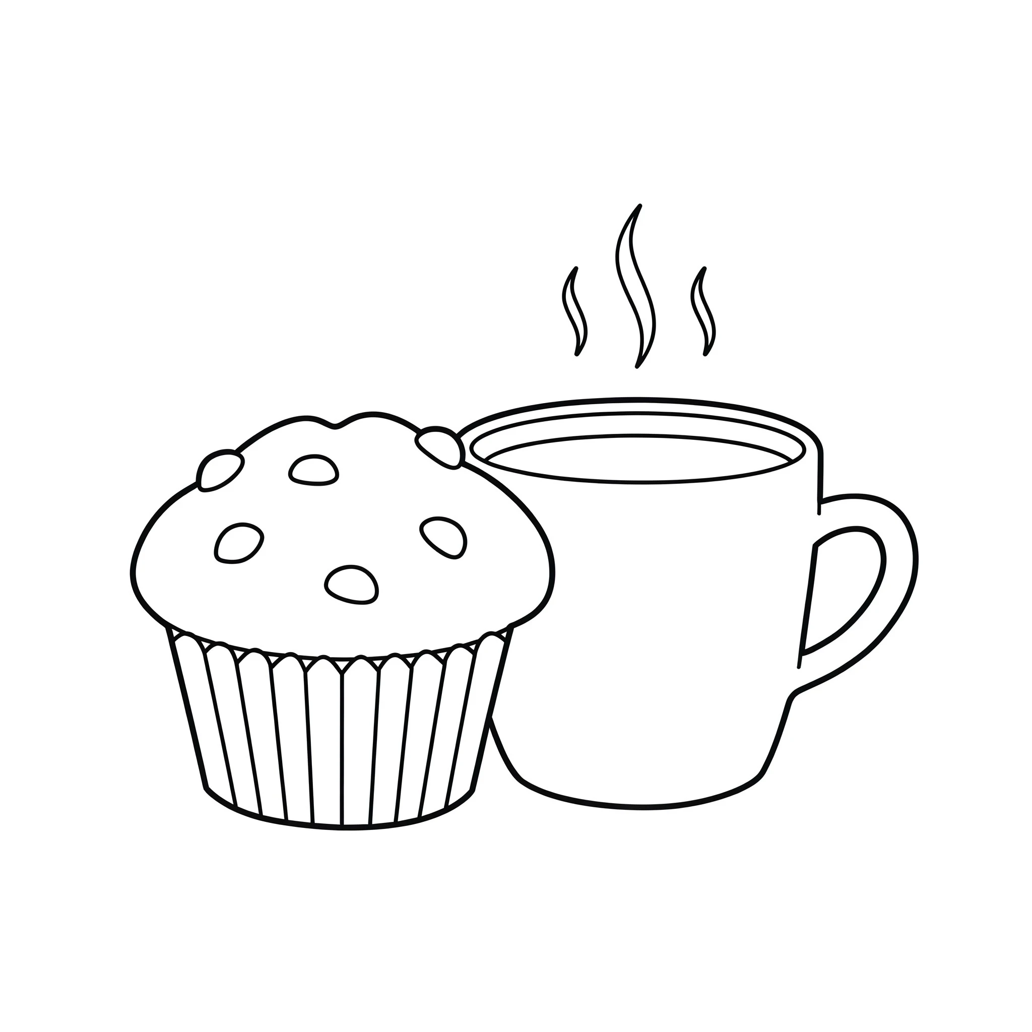 a imprimer coloriage Chocolat gratuit