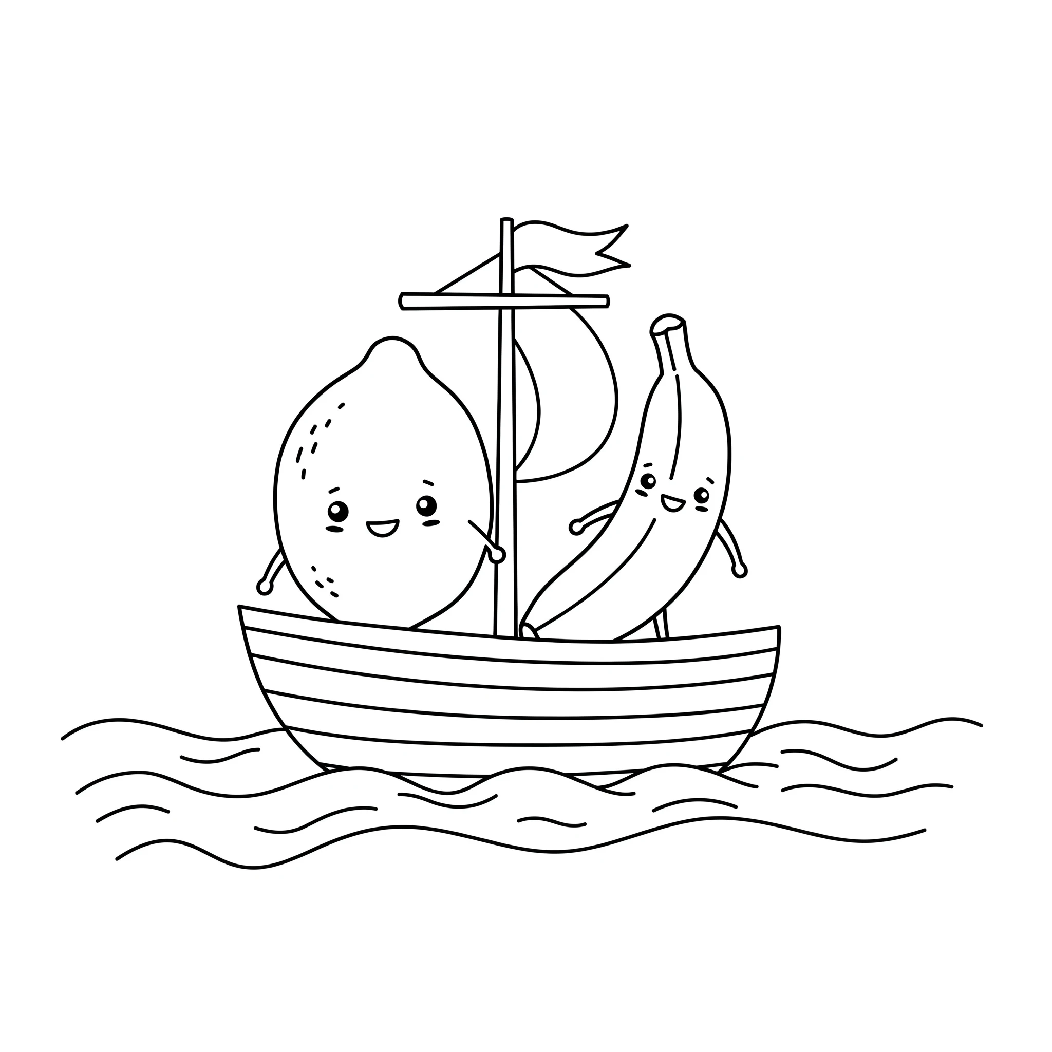 coloriage Citron à imprimer pour enfant de 10 ans