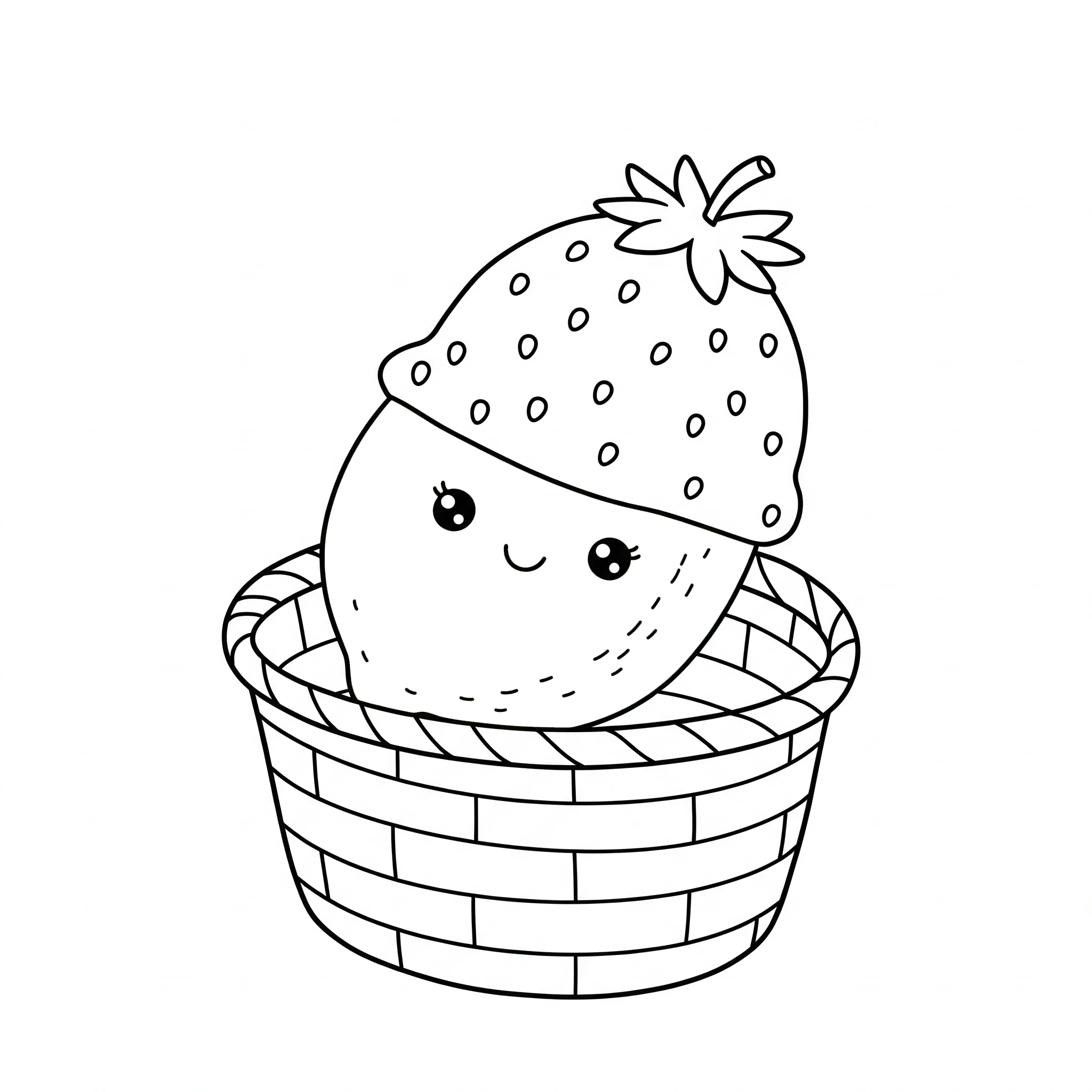 coloriage Citron à imprimer pour enfant de 4 ans