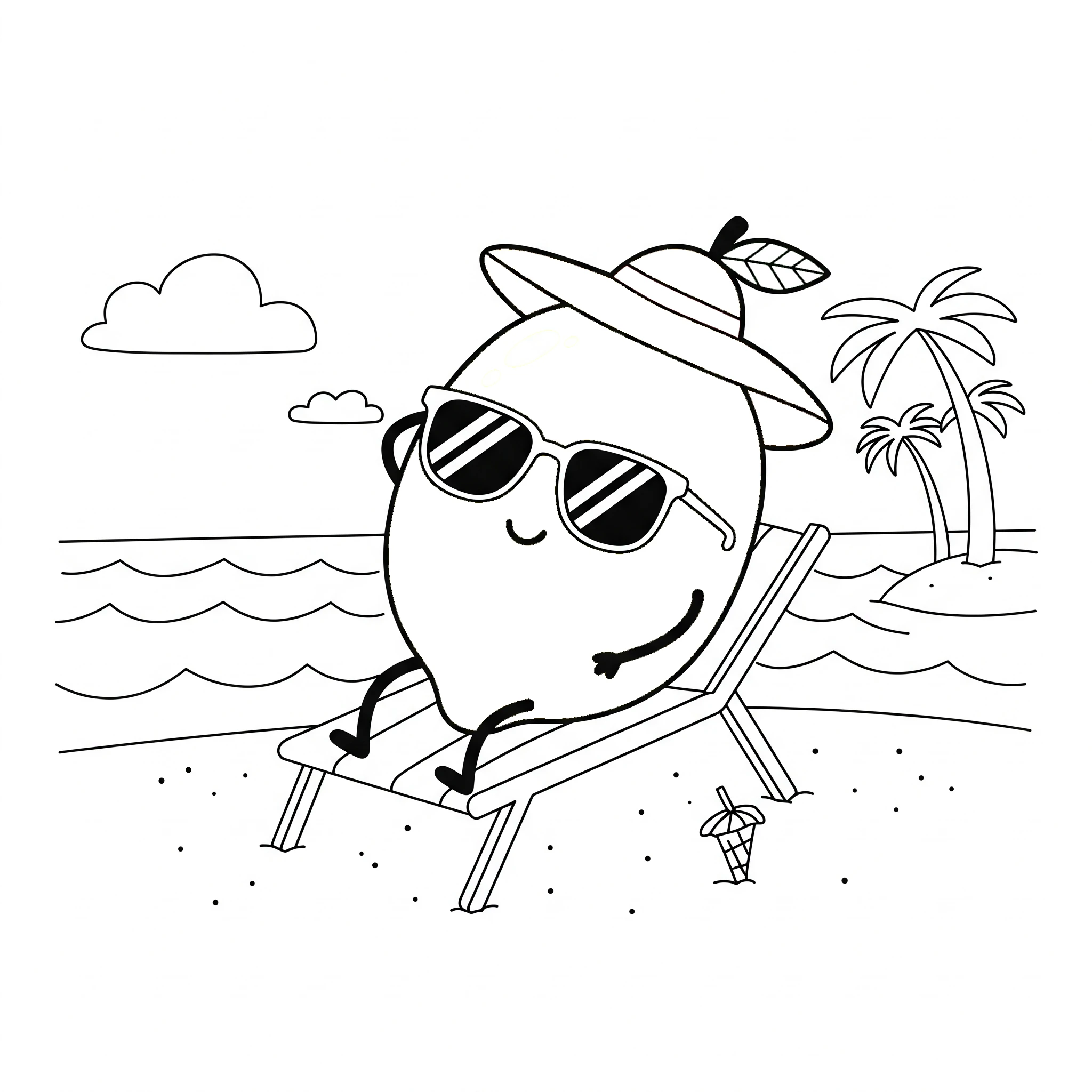 imprimer coloriage Citron