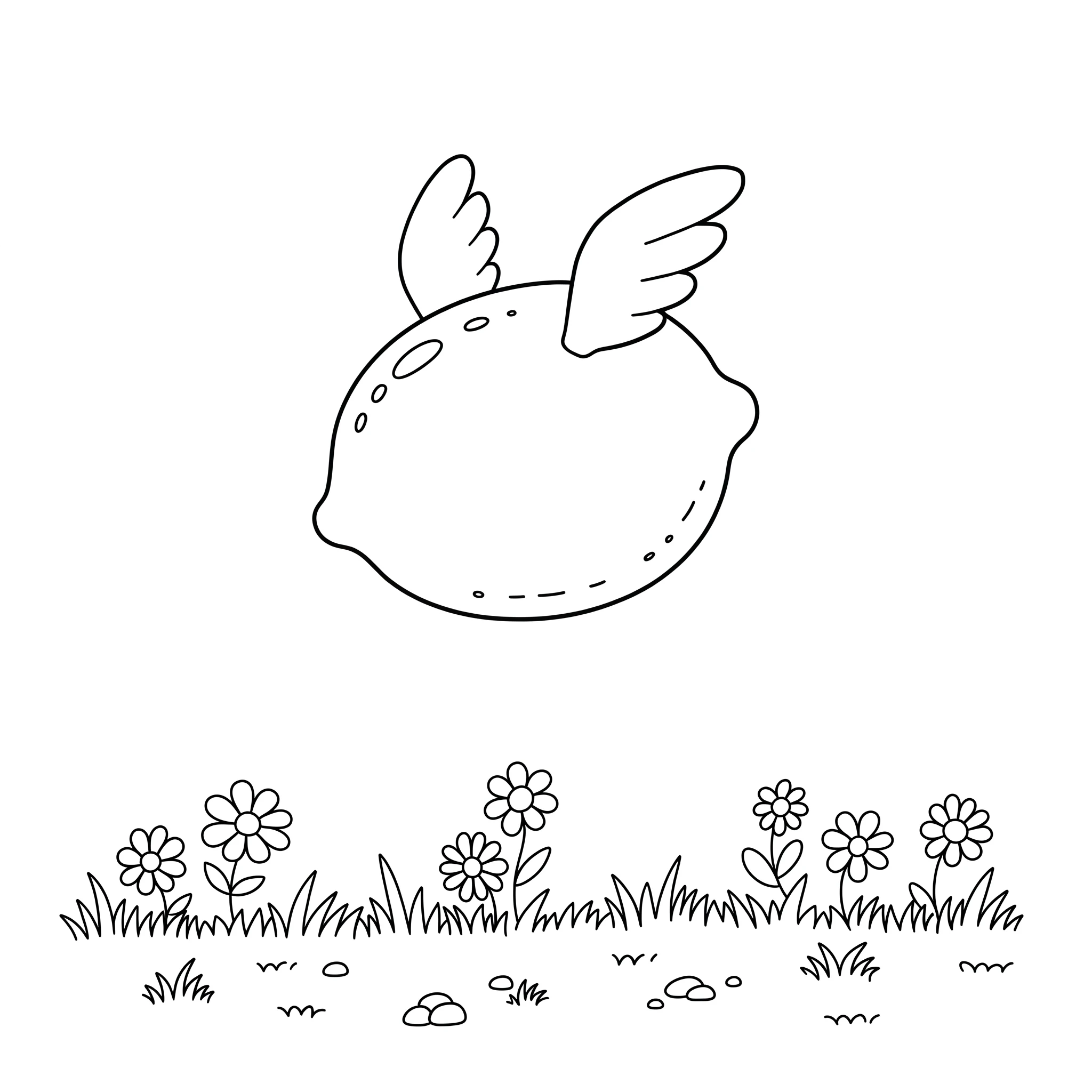 coloriage Citron a imprimer pour enfant de 4 ans