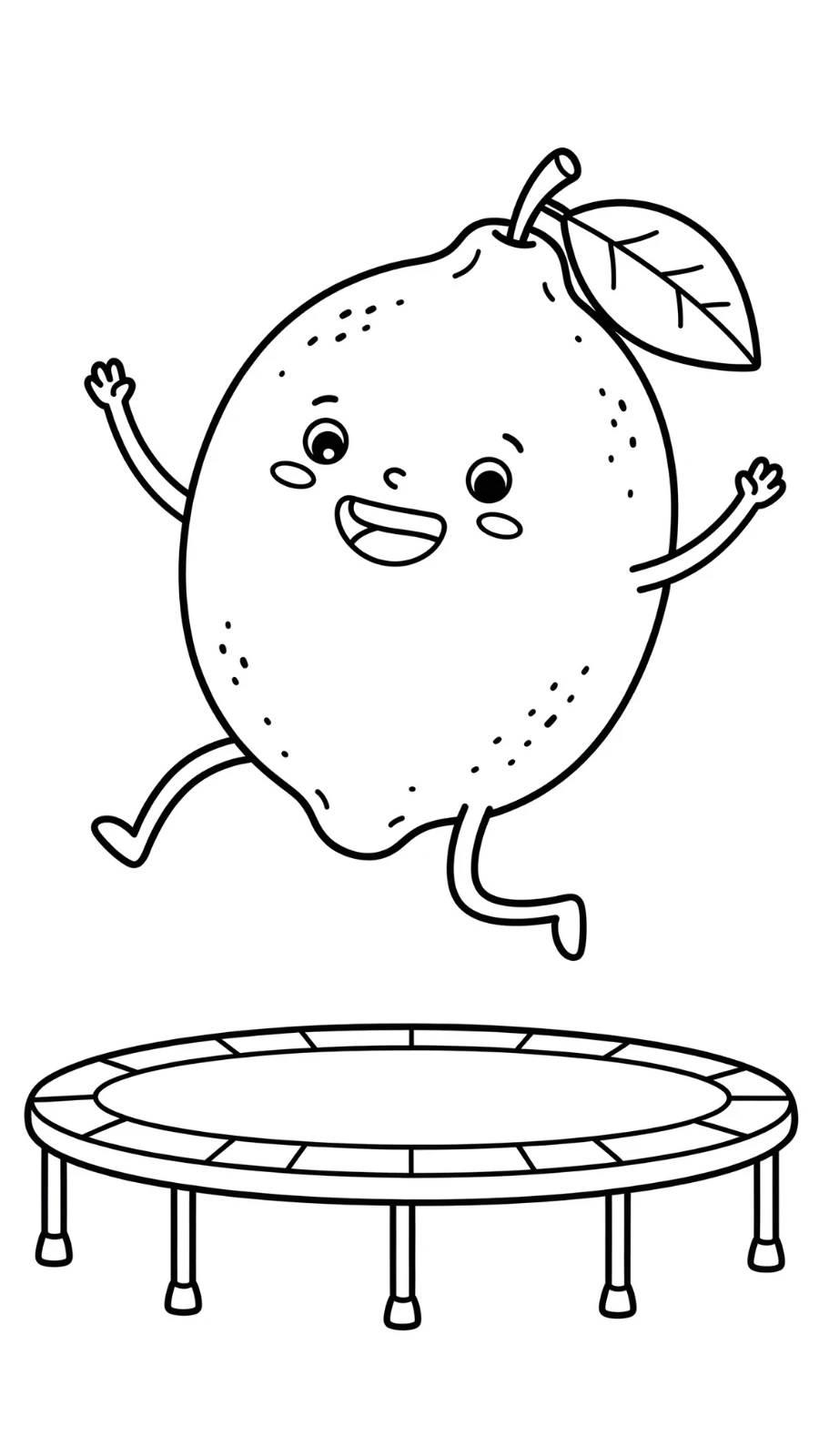 coloriage Citron pour enfant de 10 ans