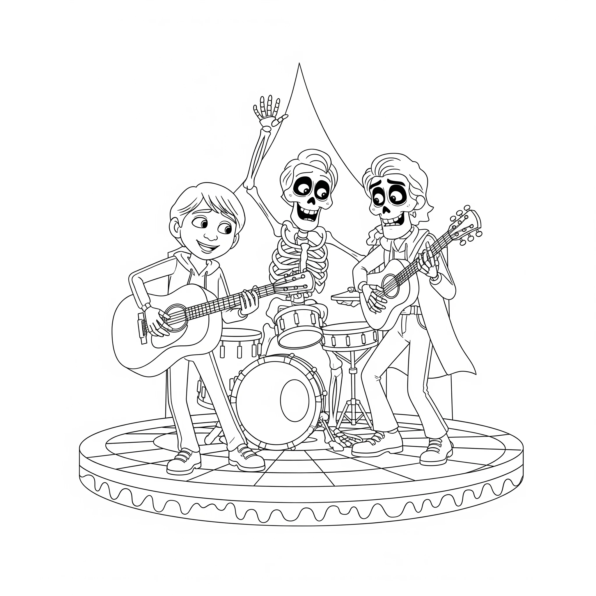 coloriage Coco pour enfants à télécharger