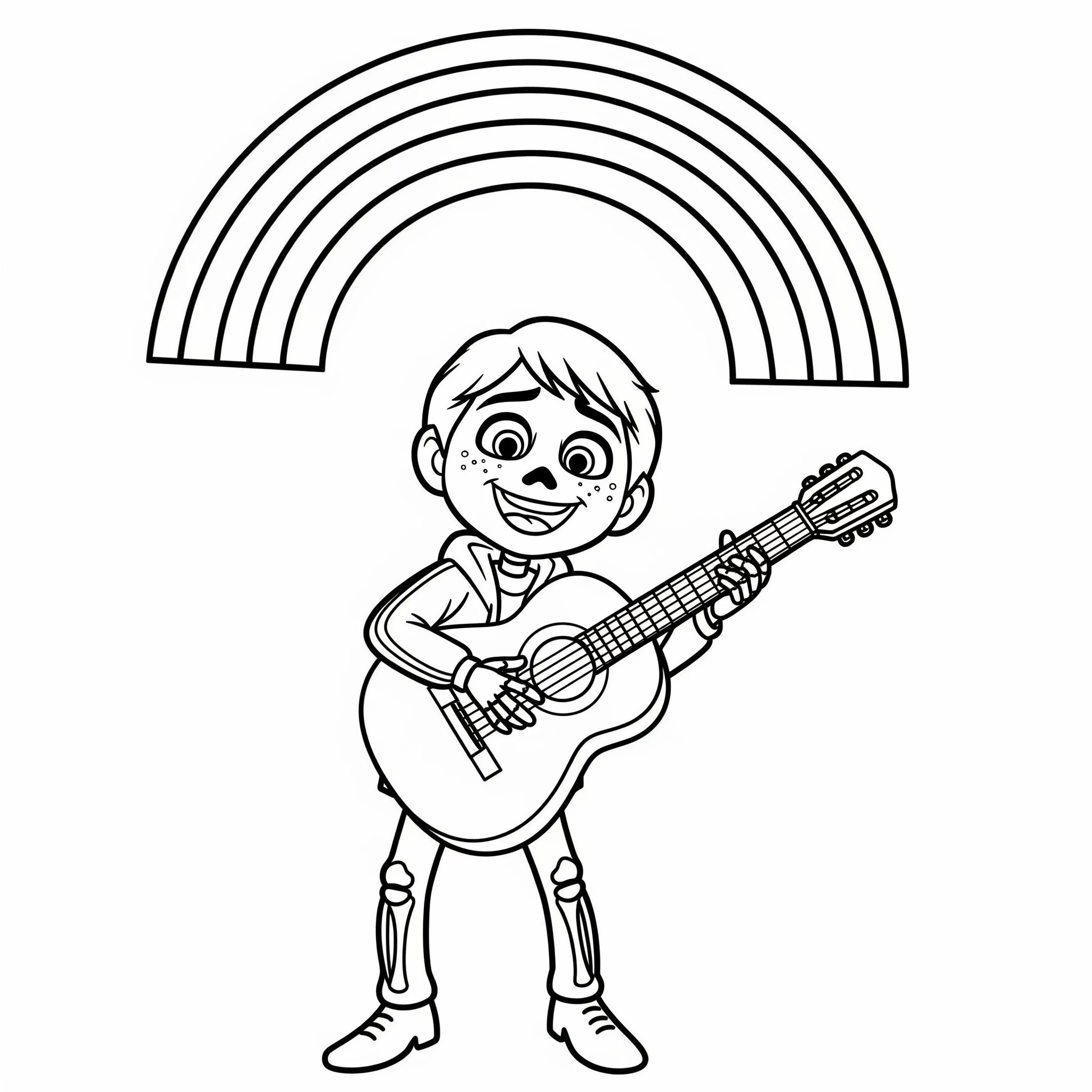 coloriage Coco gratuit en ligne