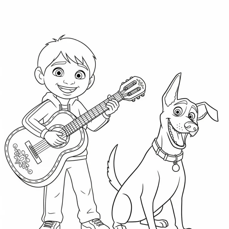 Coloriage Coco