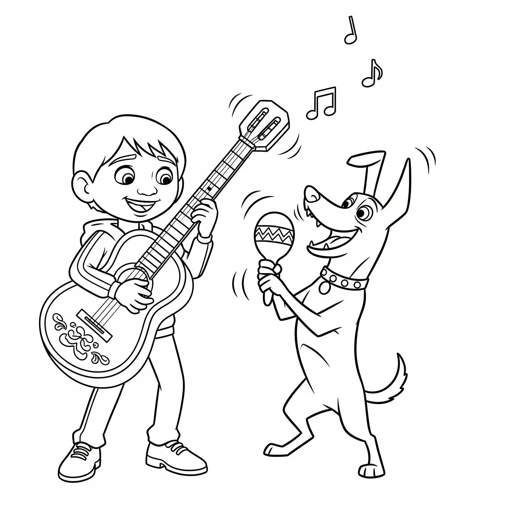coloriage Coco a imprimer gratuit