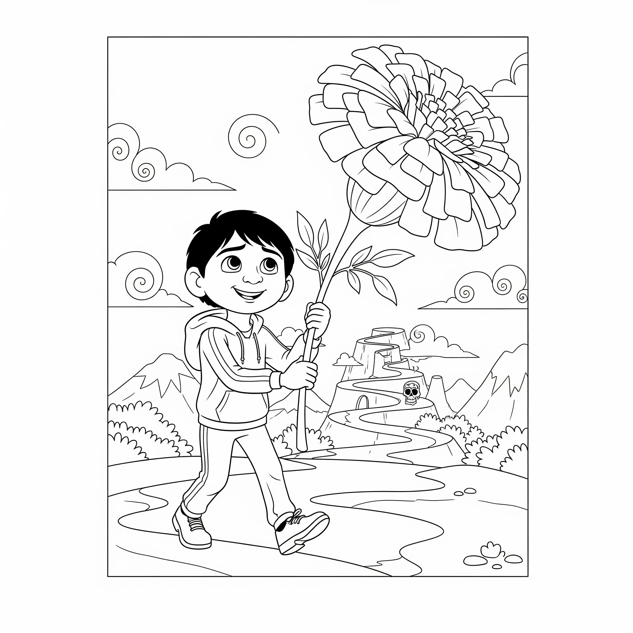 coloriage Coco a imprimer