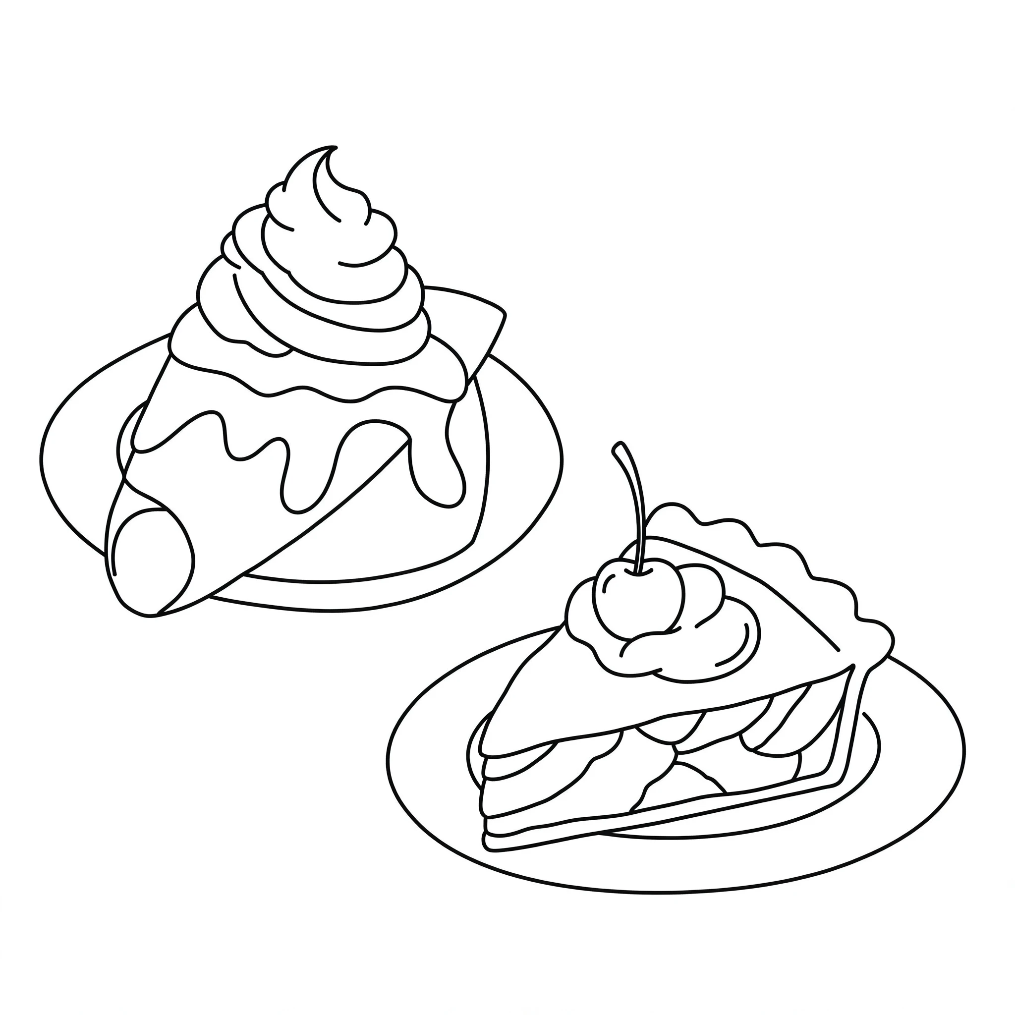 coloriage Crepes pour enfant de 6 ans