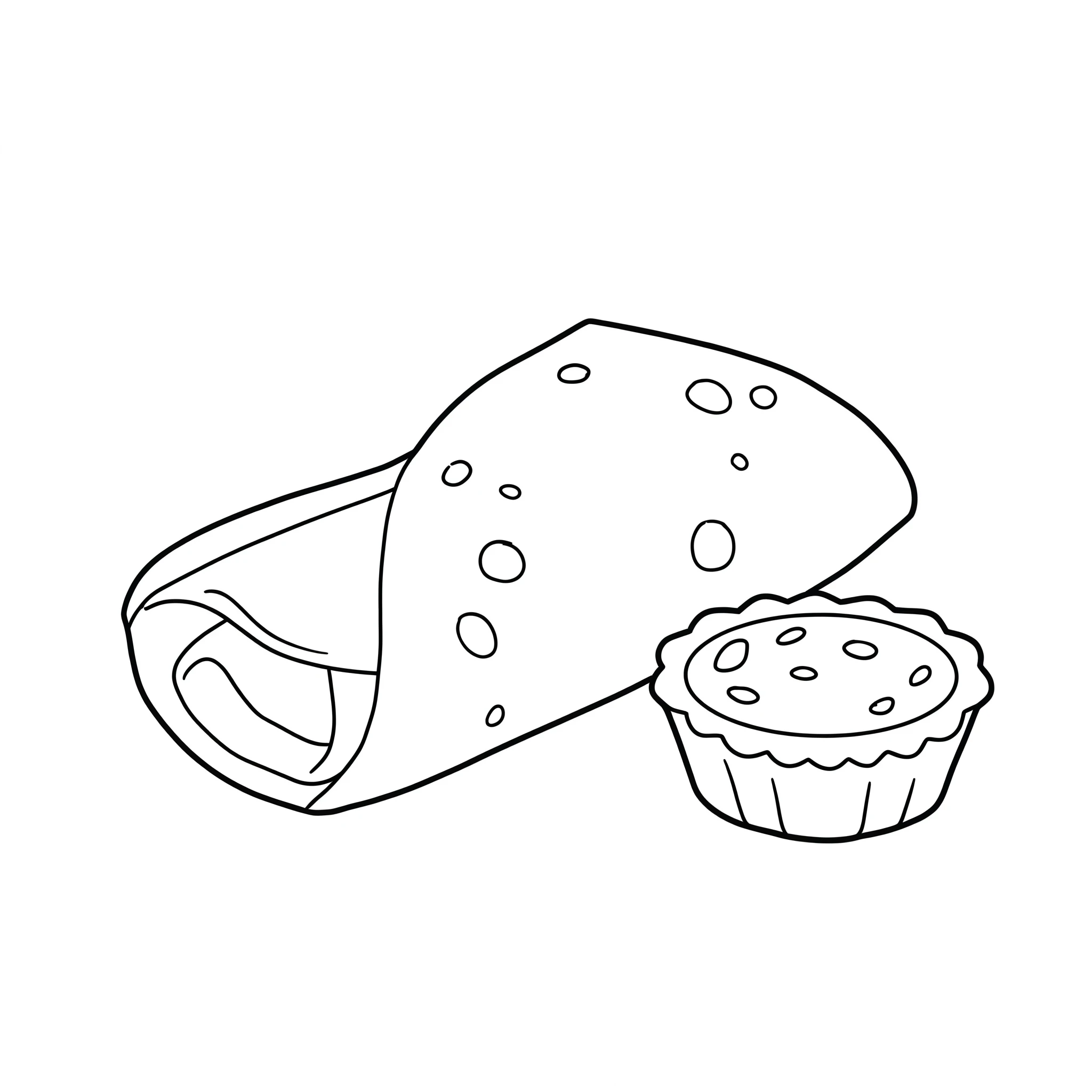 coloriage Crepes à imprimer pour enfant de 7 ans 1
