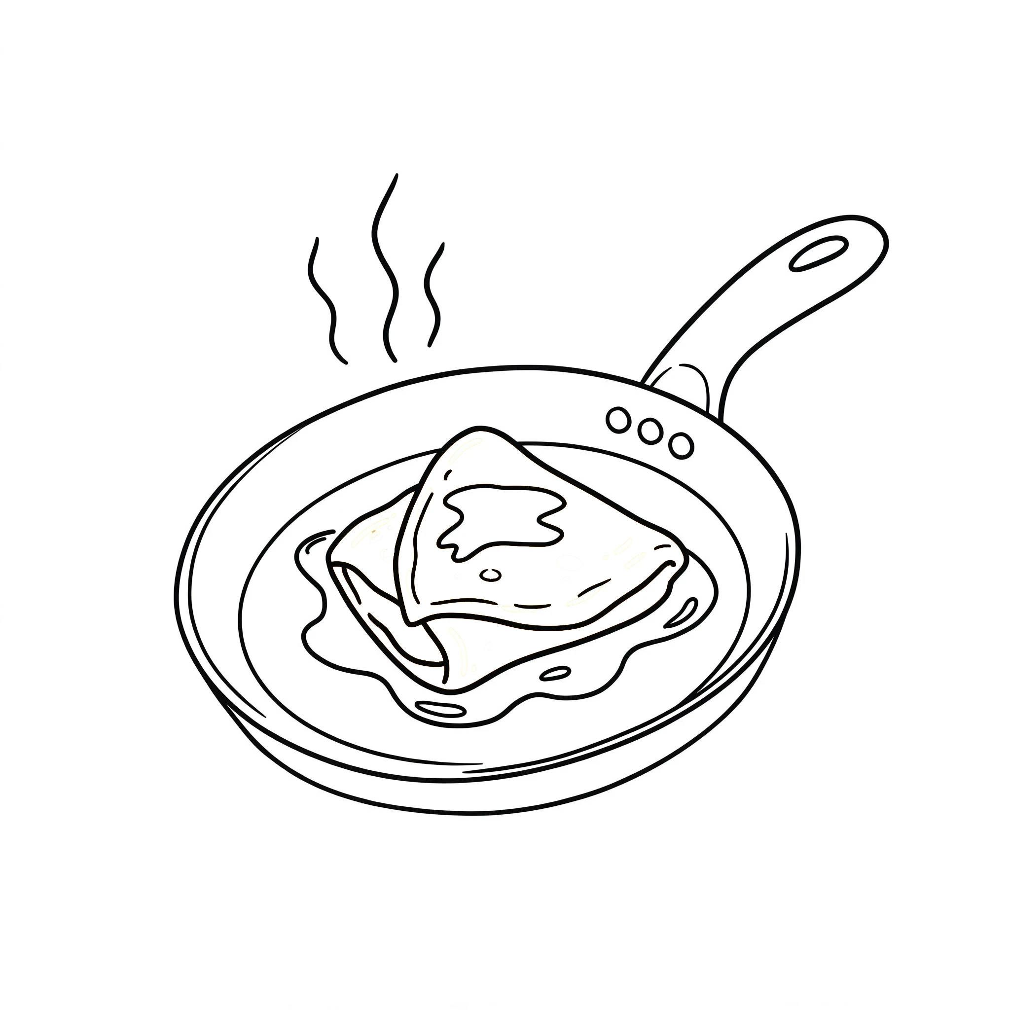 coloriage Crepes pour enfant de 4 ans