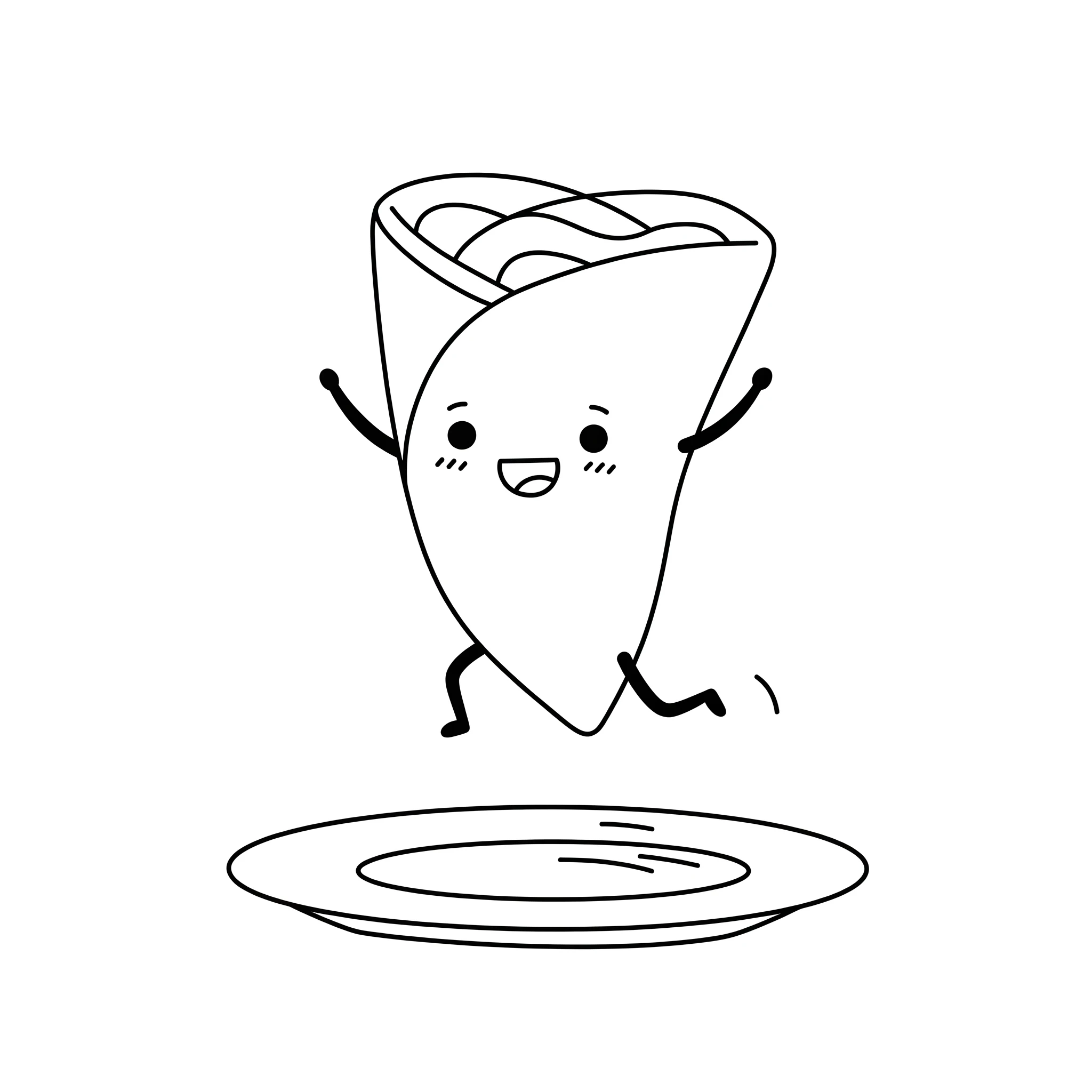 coloriage Crepes pour primaire