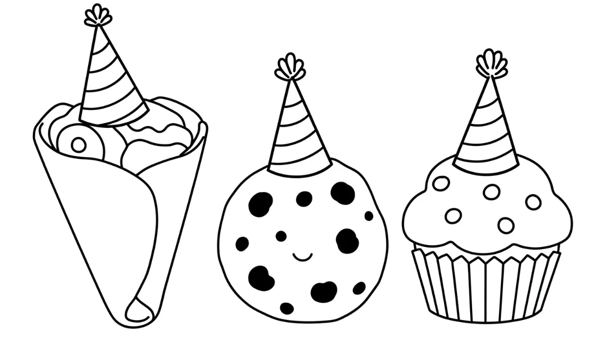 coloriage Crepes gratuit pour enfants