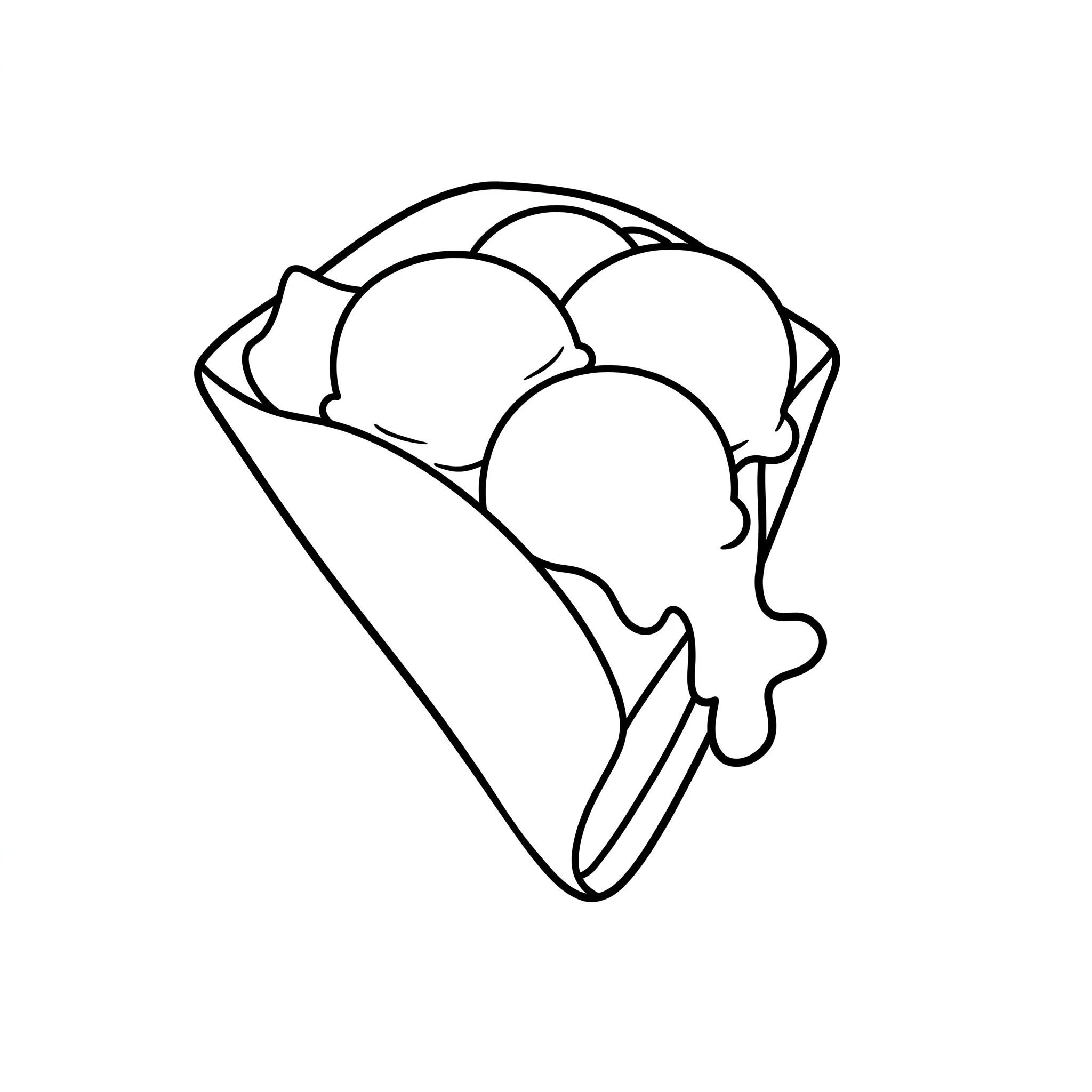 coloriage Crepes pour enfant de 5 ans